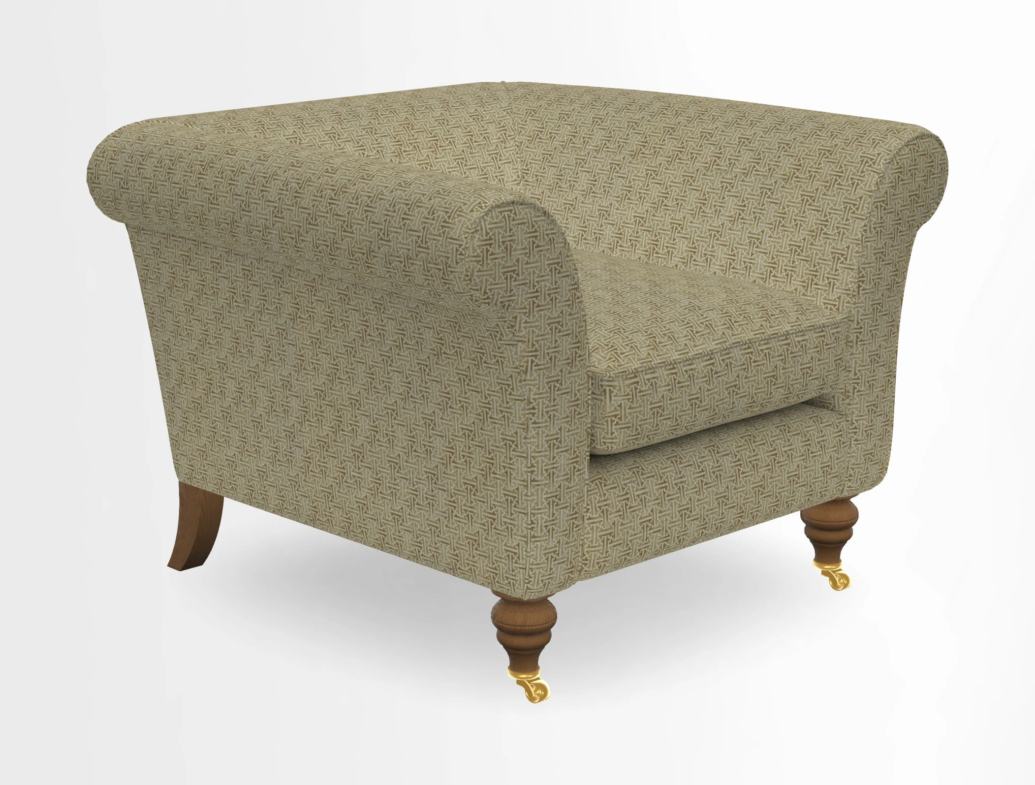 Otley Chair in Two Tone Plain Biscuit
