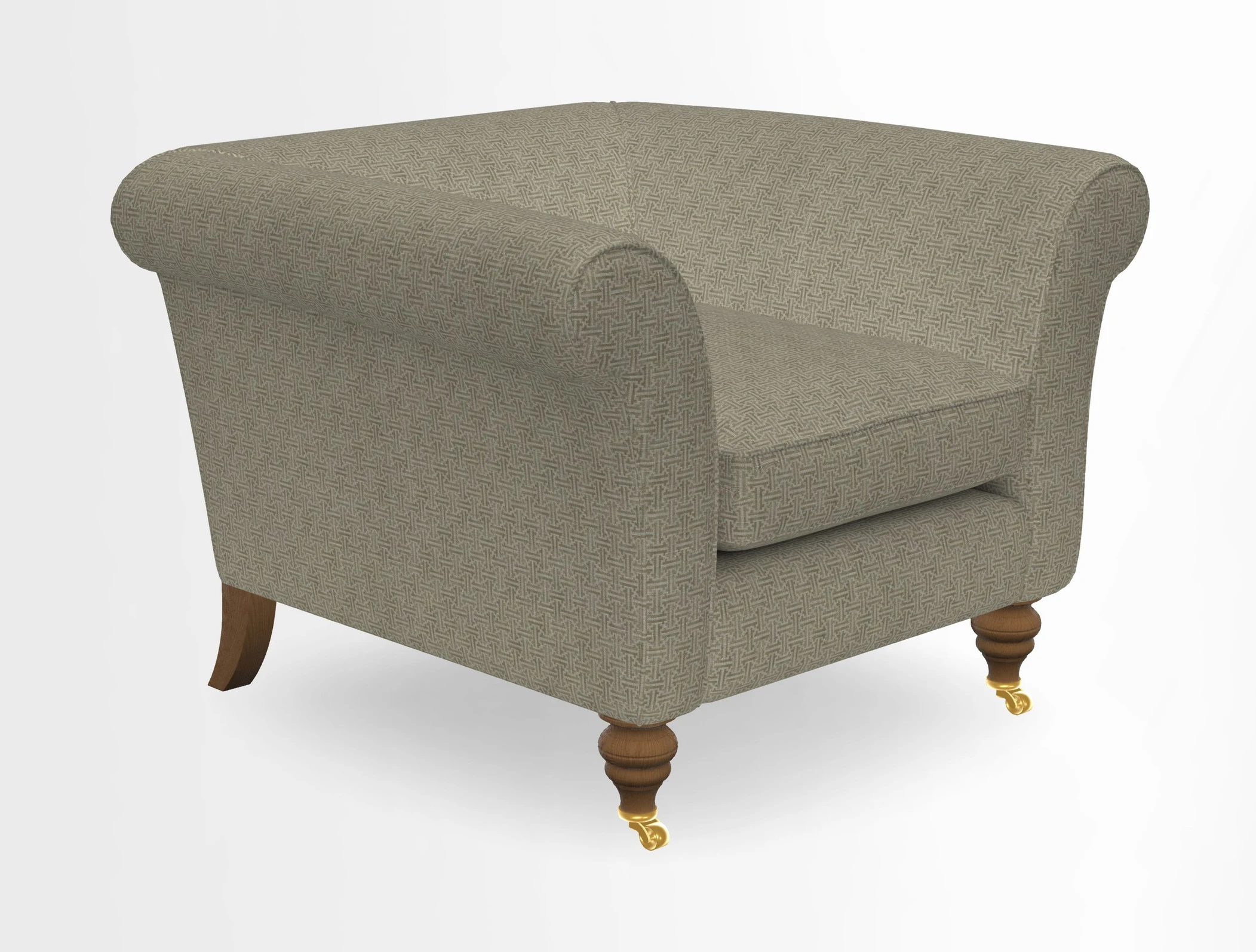 Otley Chair in Two Tone Plain Biscuit