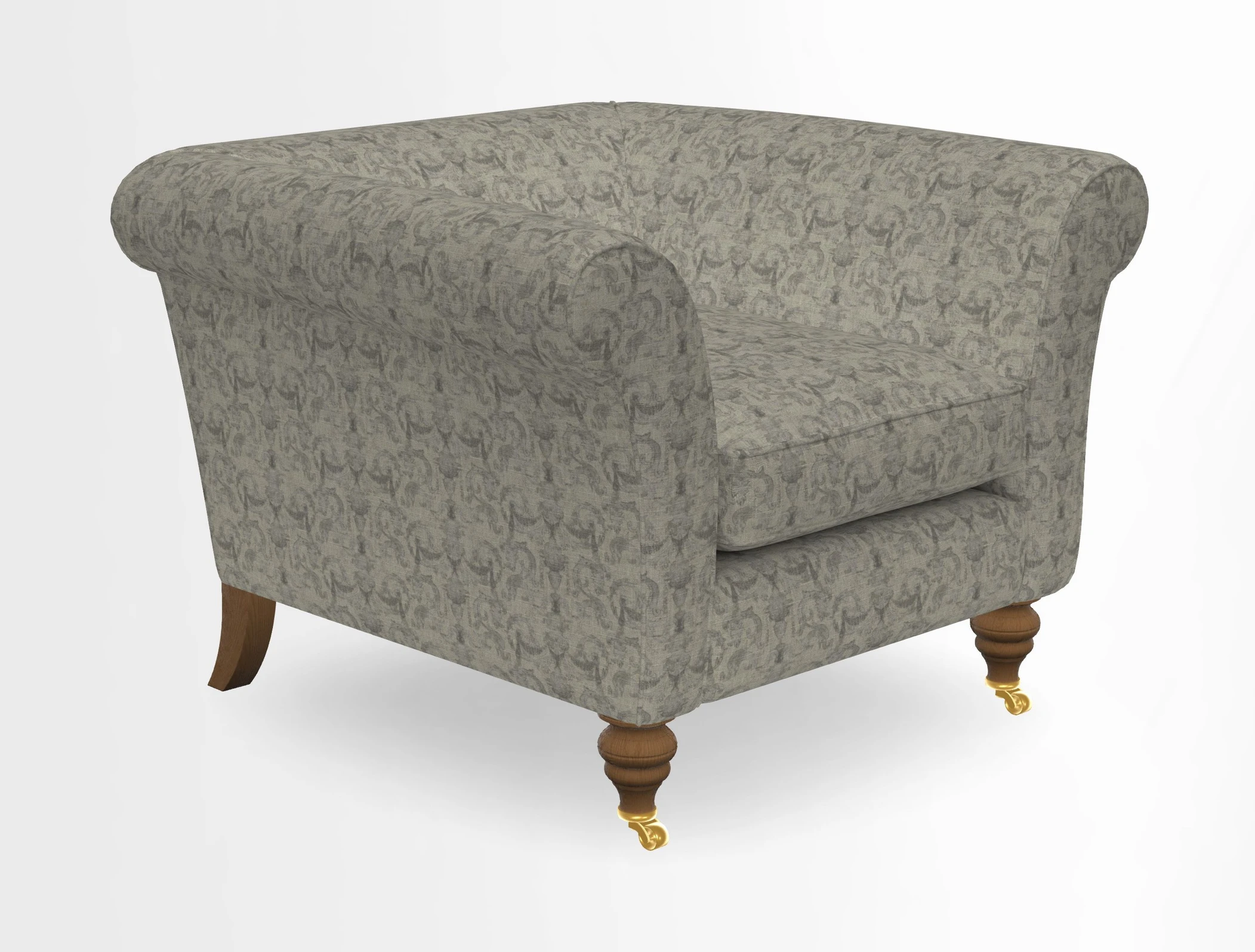 Otley Chair in Two Tone Plain Biscuit