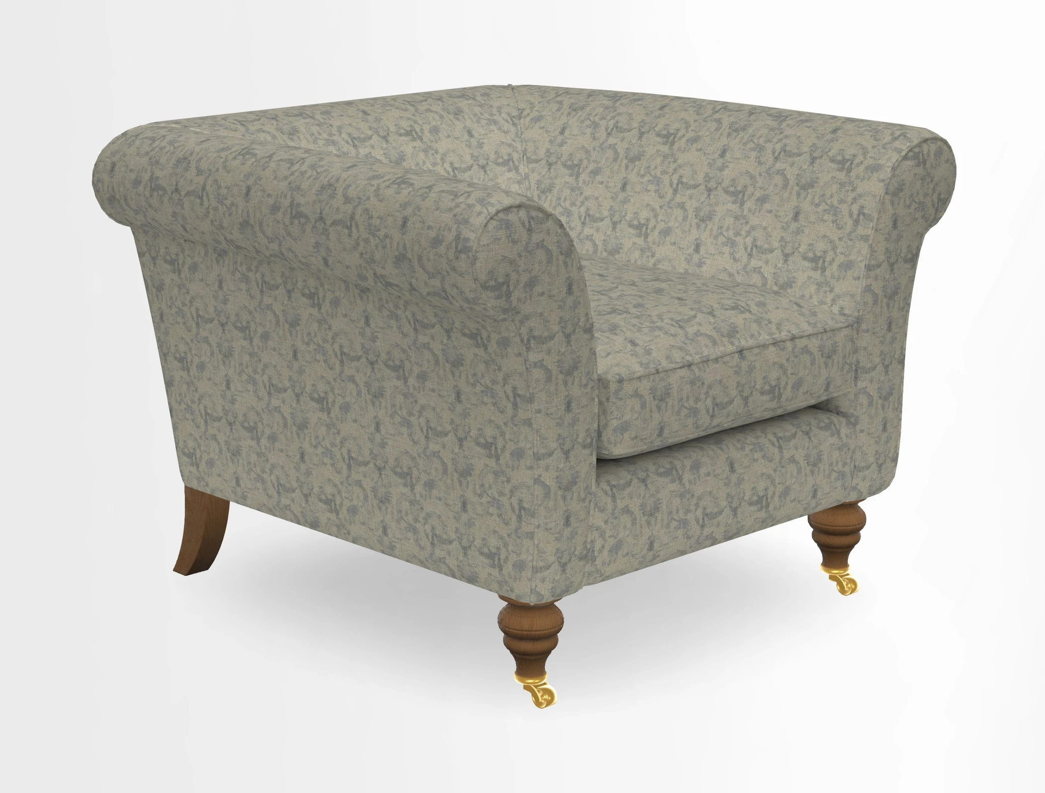 Otley Chair in Two Tone Plain Biscuit