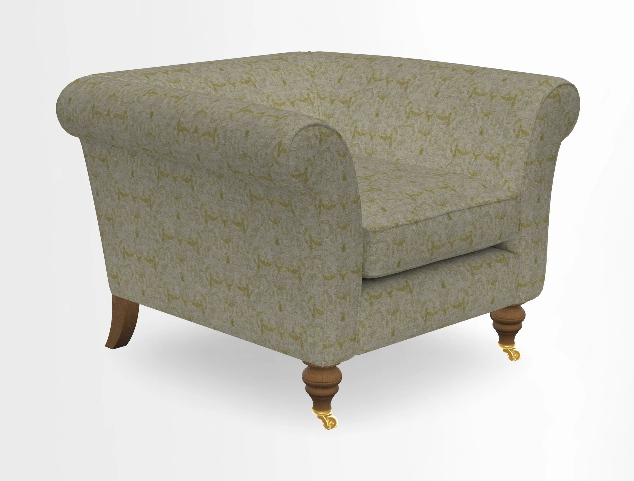 Otley Chair in Two Tone Plain Biscuit
