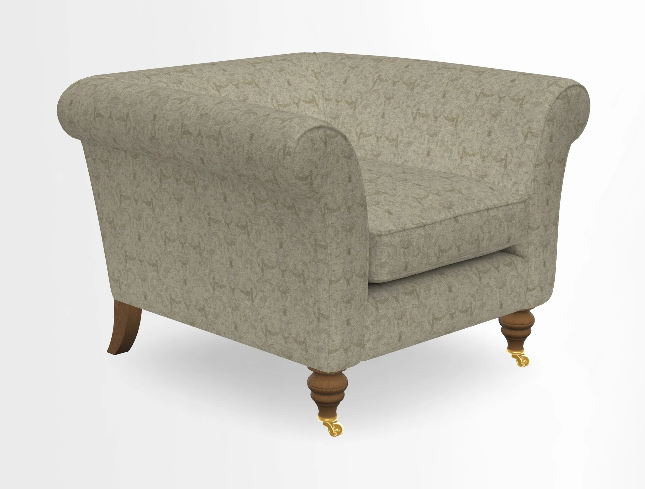 Otley Chair in Two Tone Plain Biscuit
