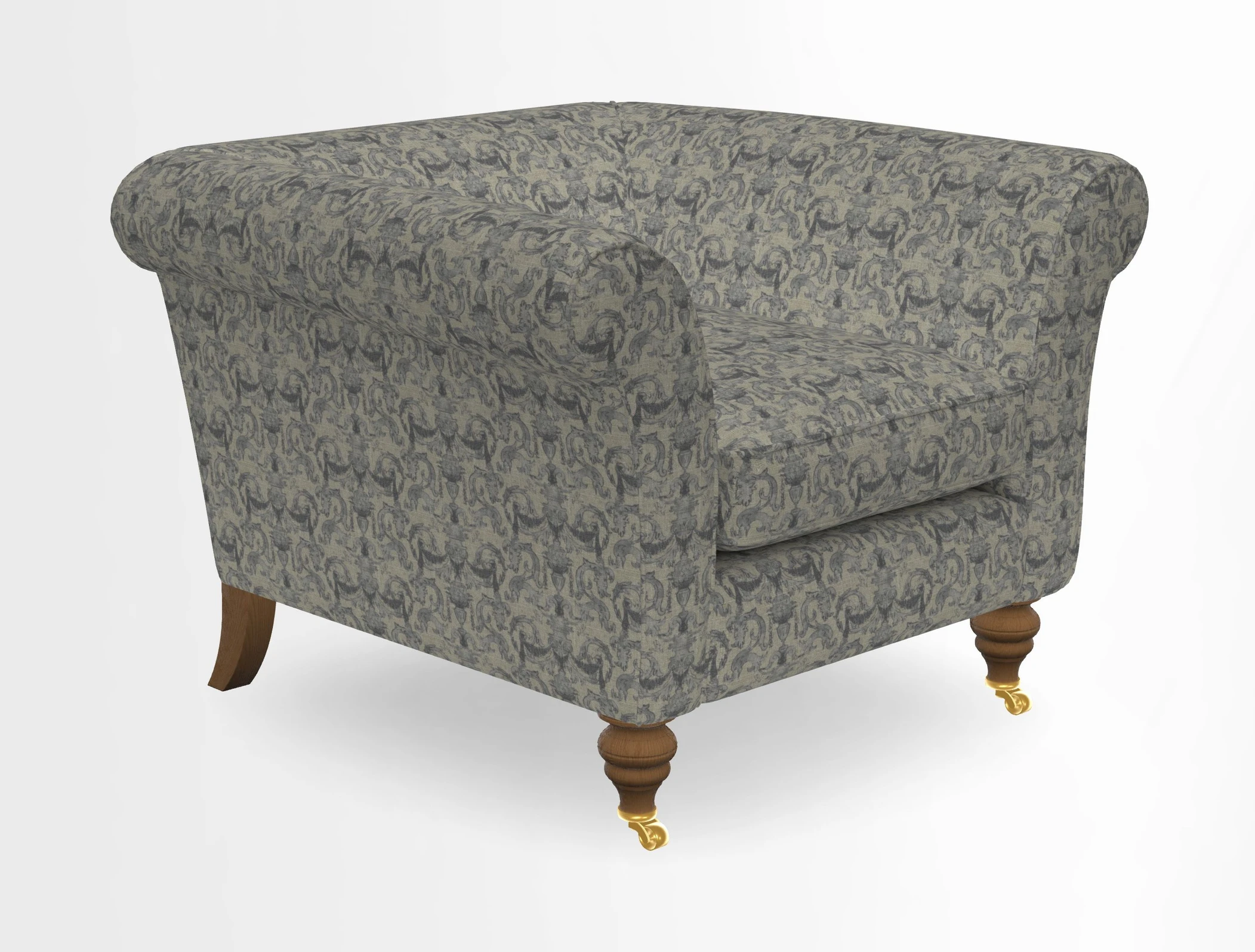 Otley Chair in Two Tone Plain Biscuit