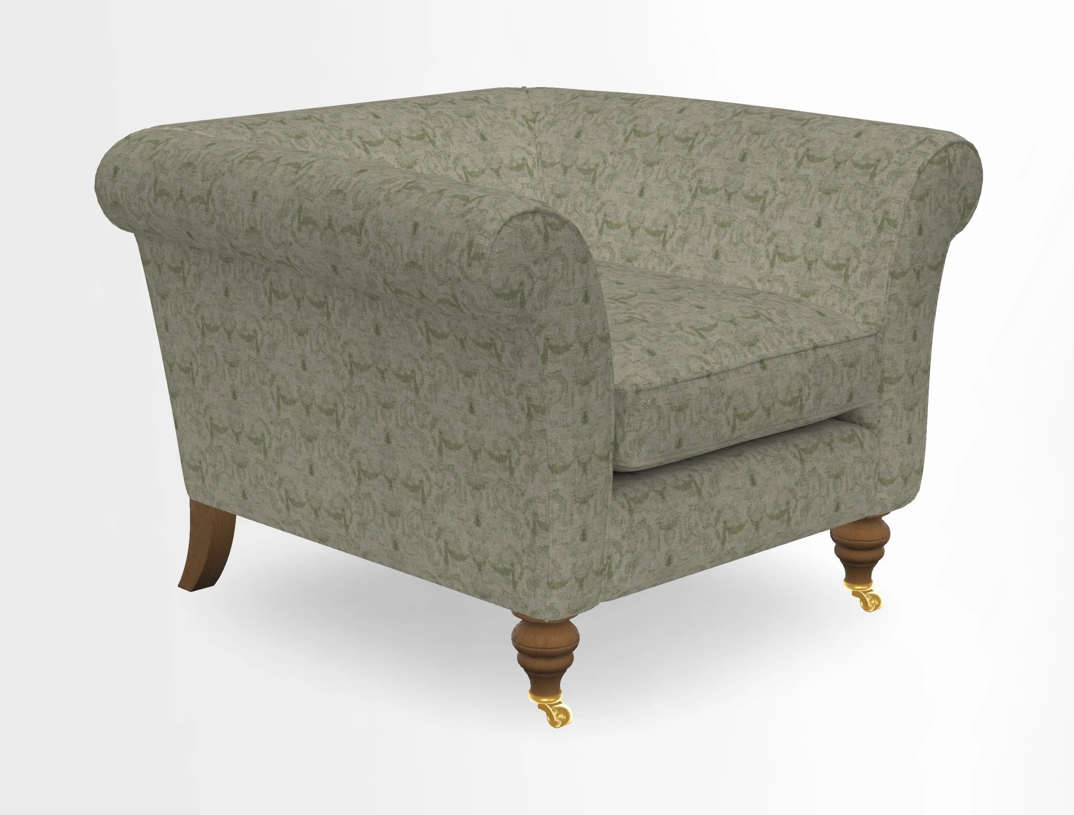 Otley Chair in Two Tone Plain Biscuit