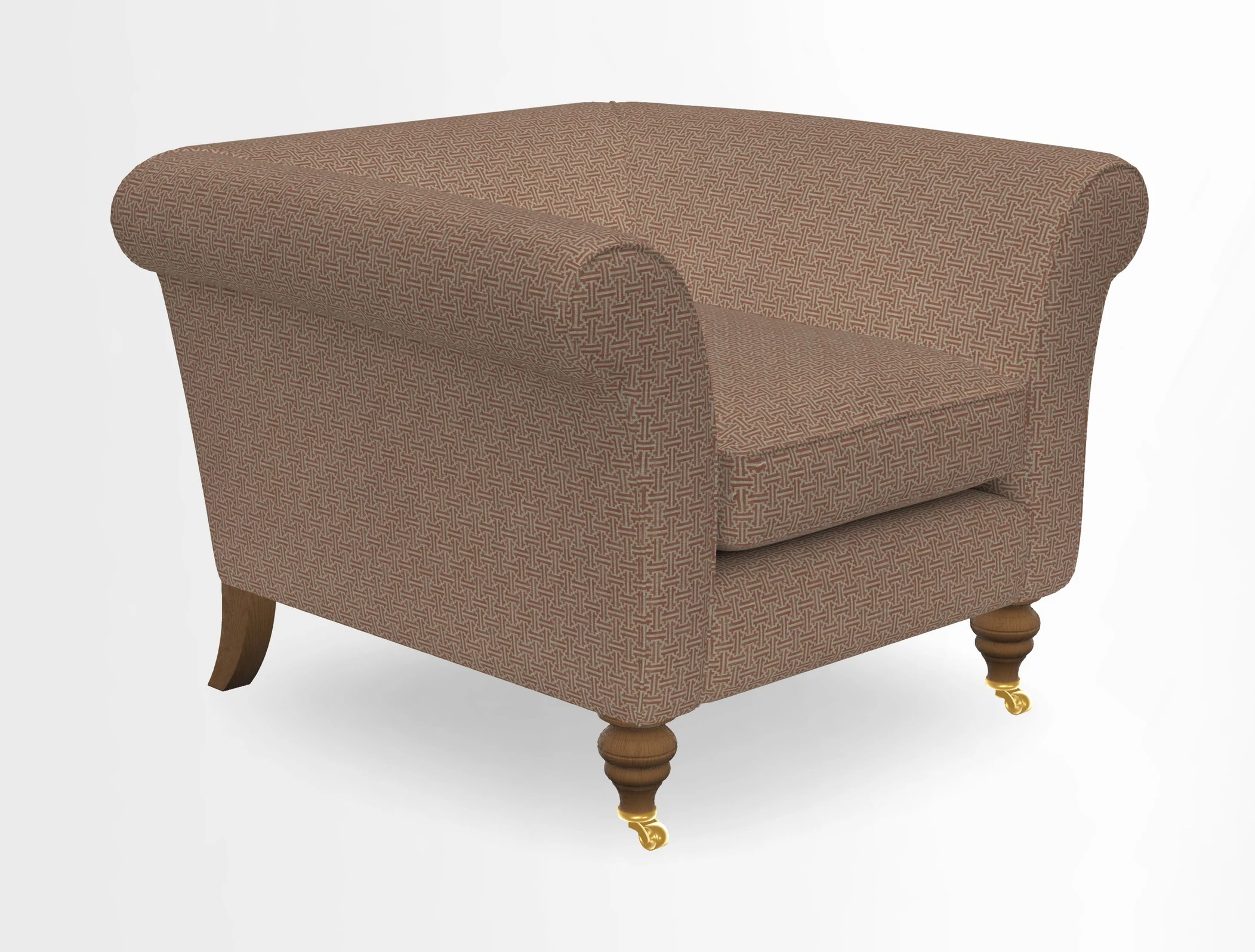 Otley Chair in Two Tone Plain Biscuit