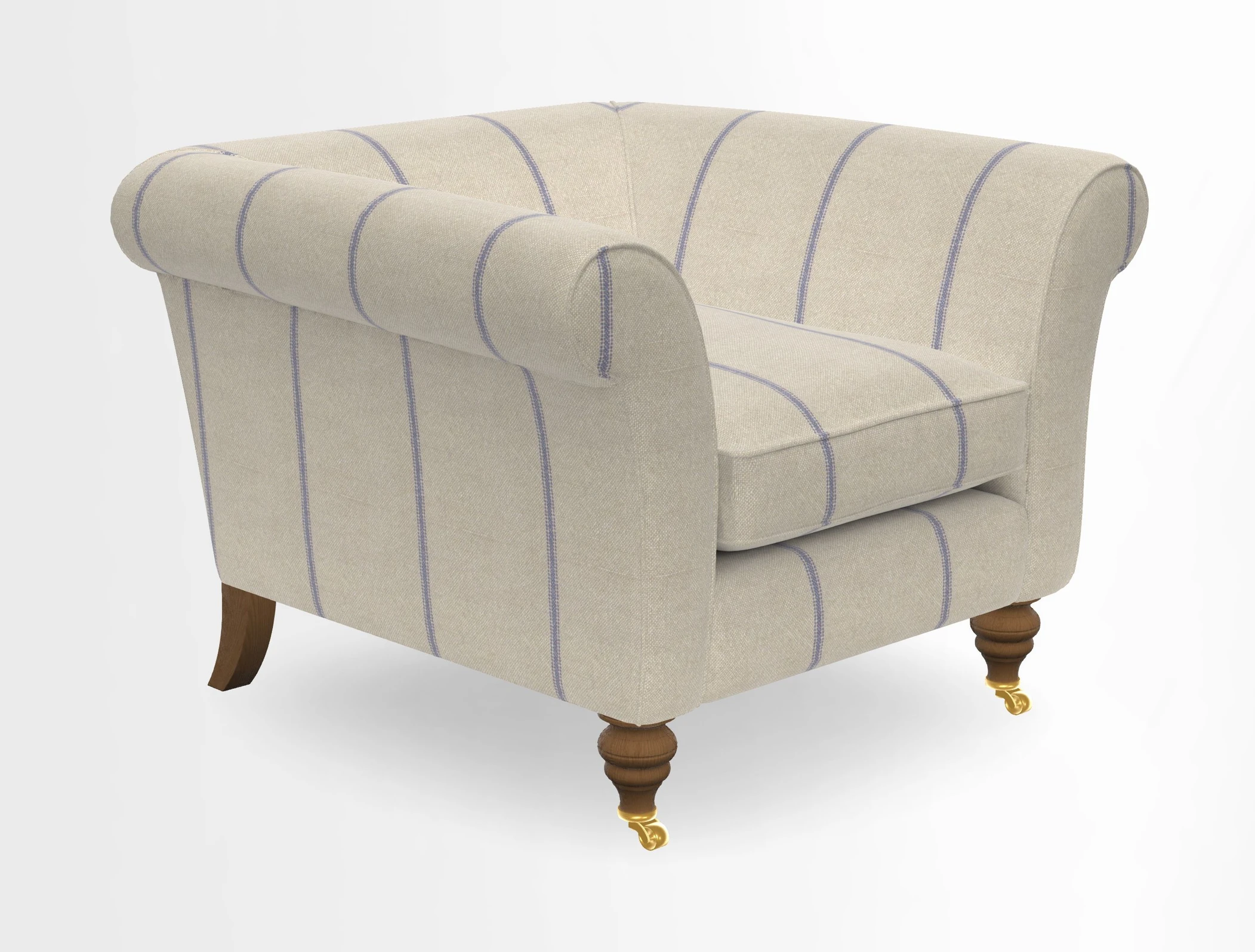 Otley Chair in Two Tone Plain Biscuit
