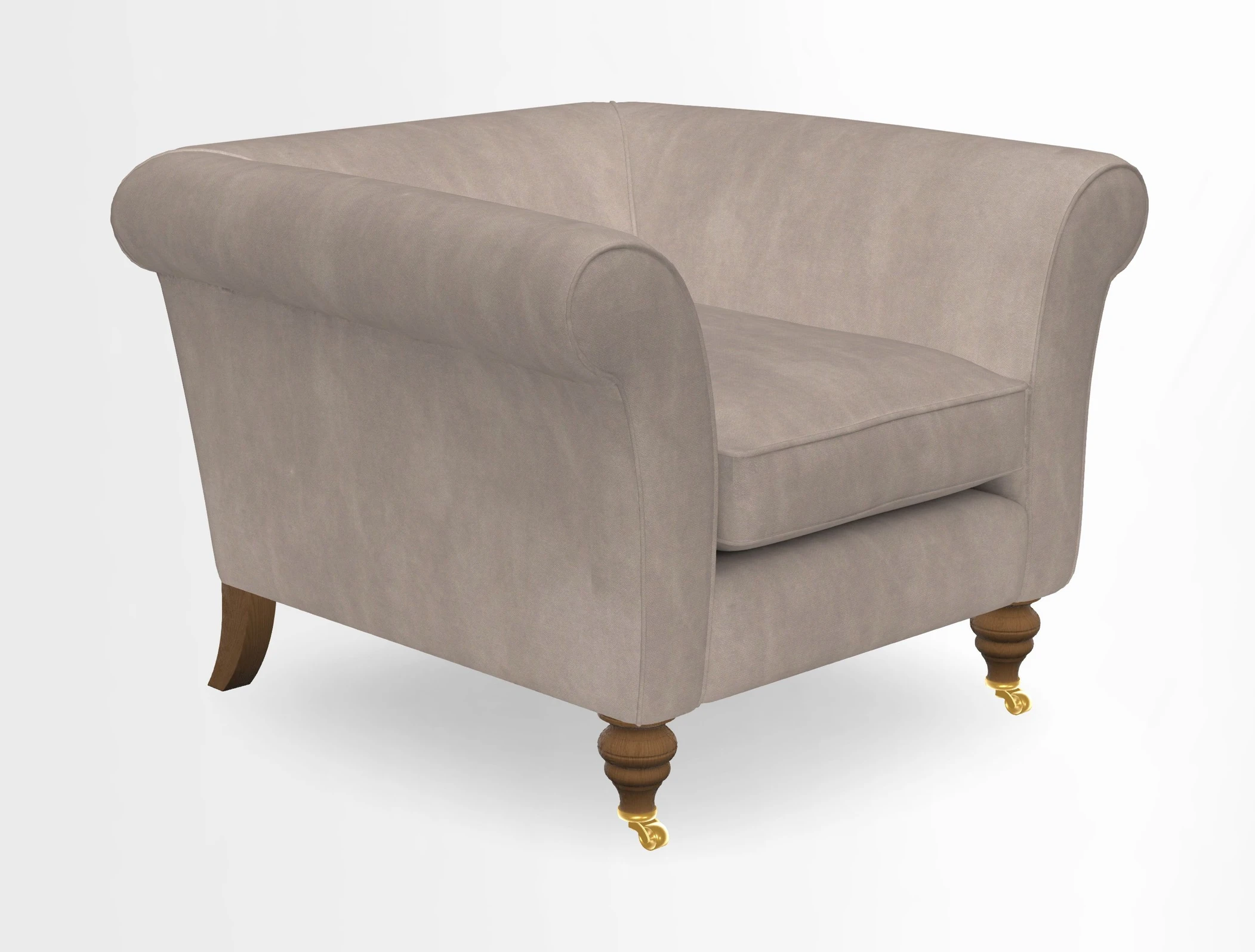 Otley Chair in Two Tone Plain Biscuit