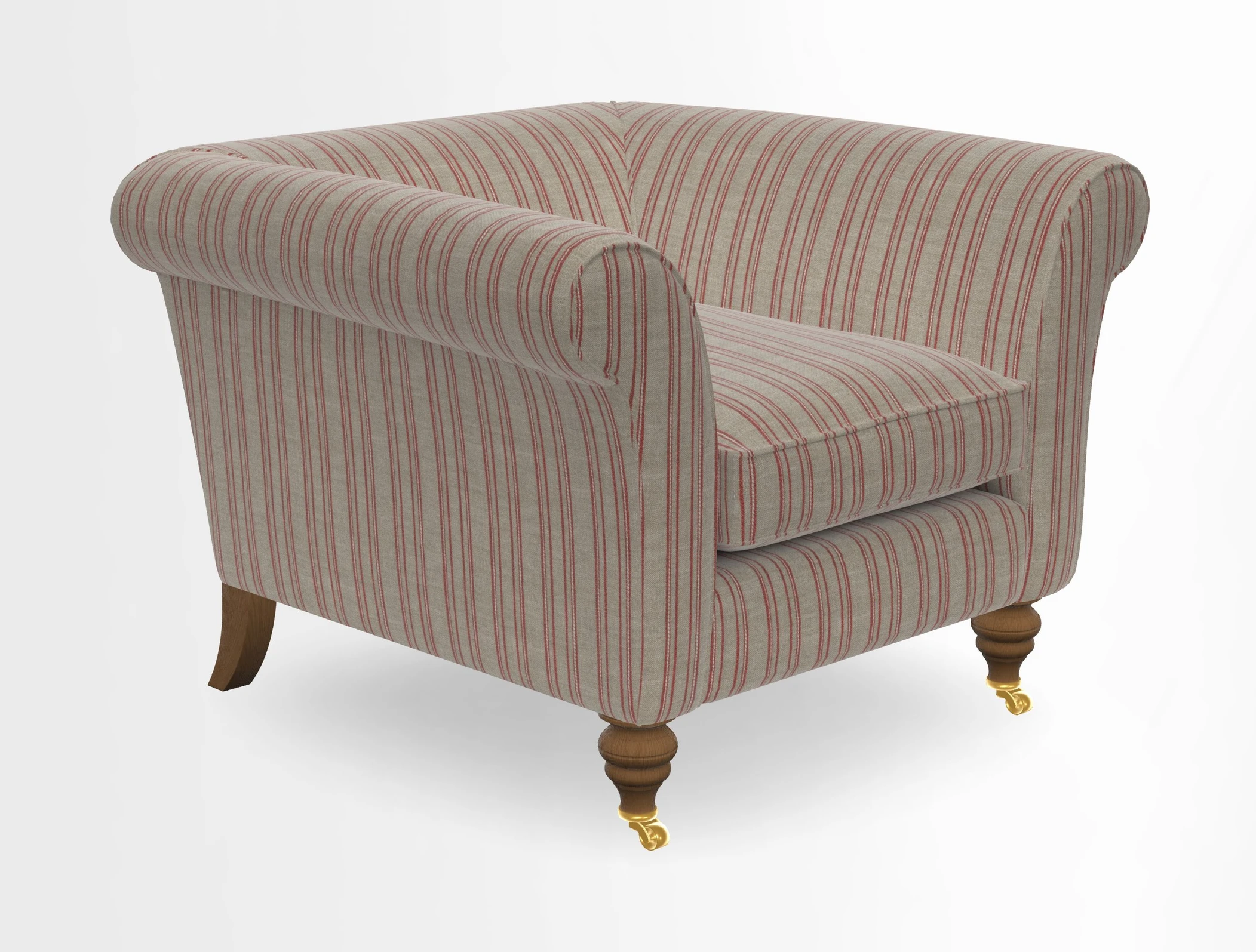 Otley Chair in Two Tone Plain Biscuit