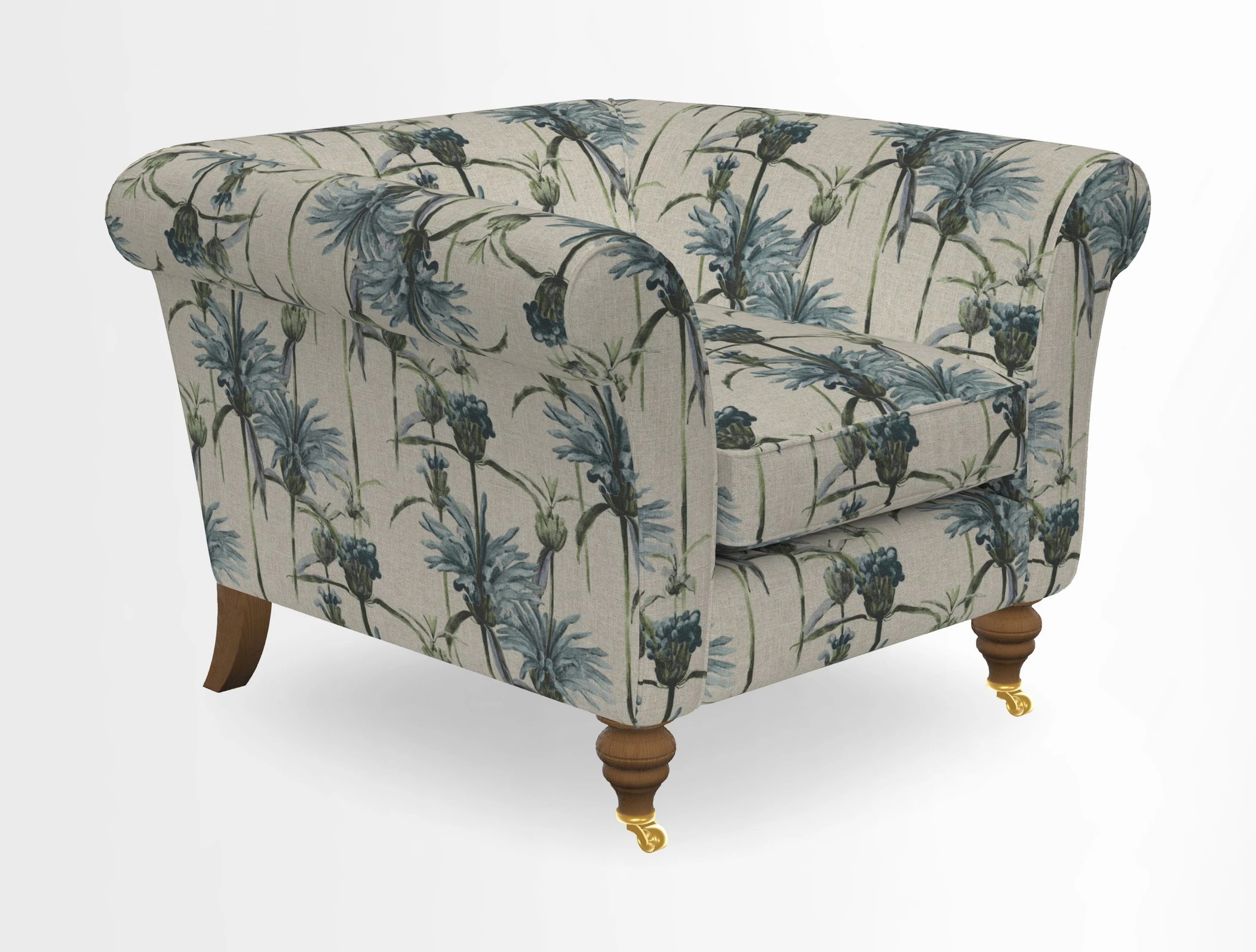 Otley Chair in Two Tone Plain Biscuit