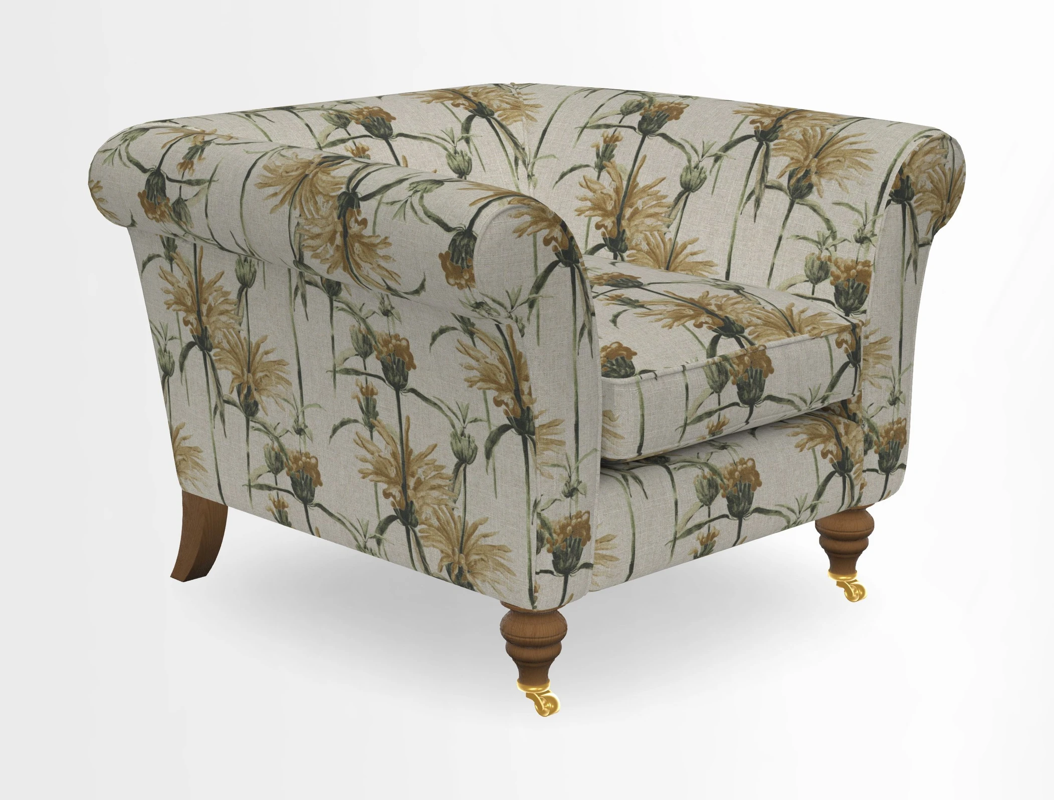 Otley Chair in Two Tone Plain Biscuit