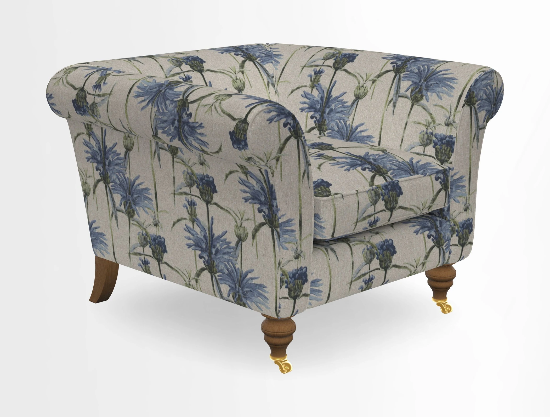 Otley Chair in Two Tone Plain Biscuit