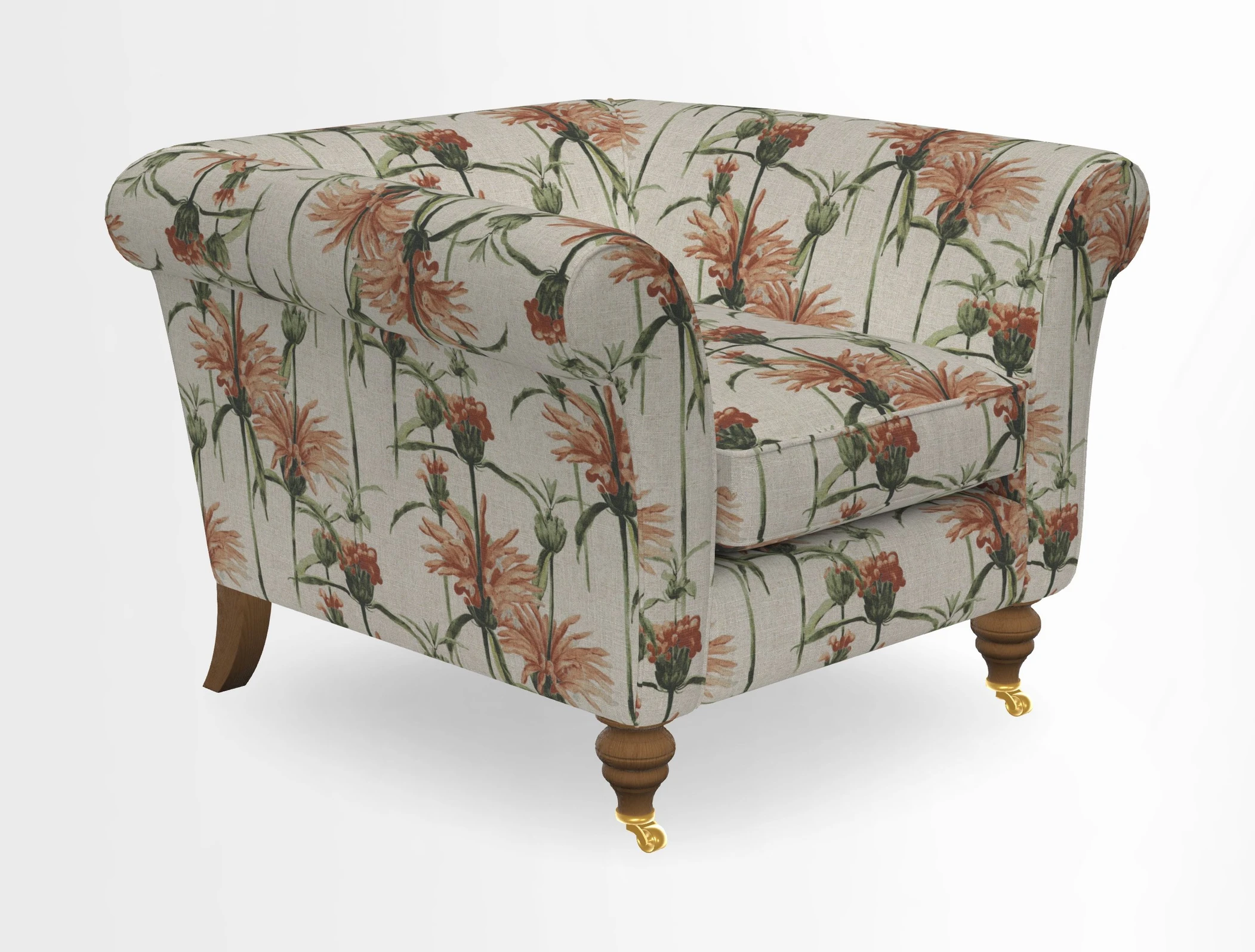 Otley Chair in Two Tone Plain Biscuit