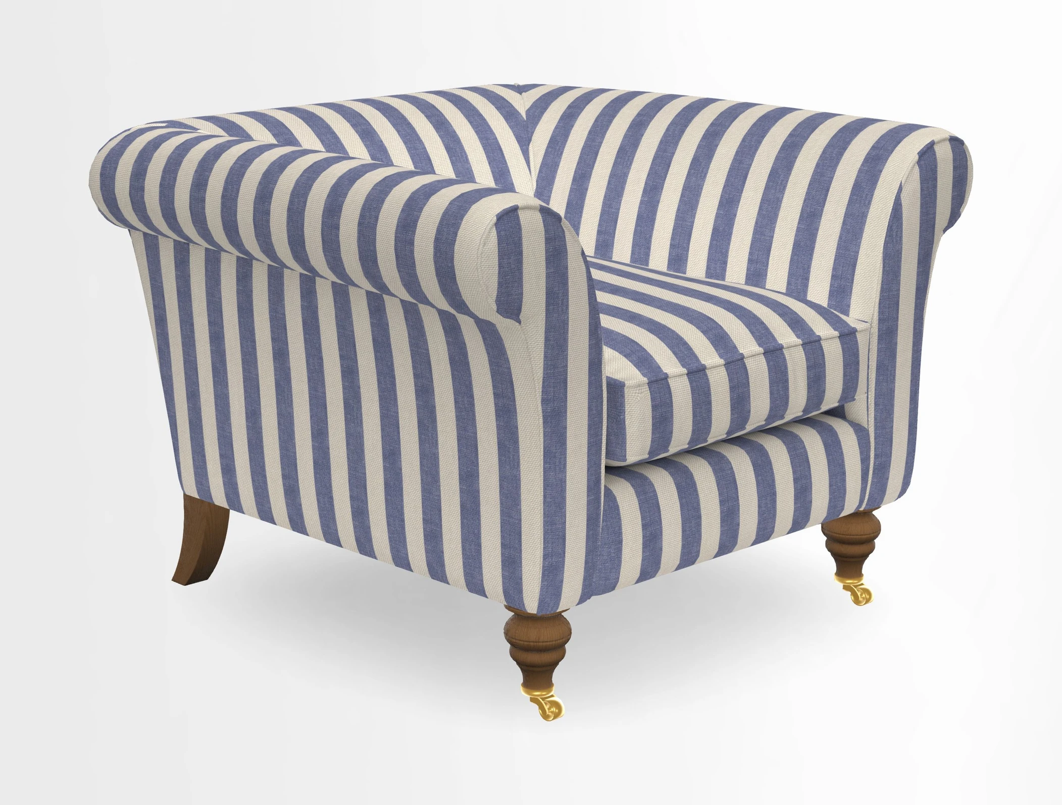 Otley Chair in Two Tone Plain Biscuit