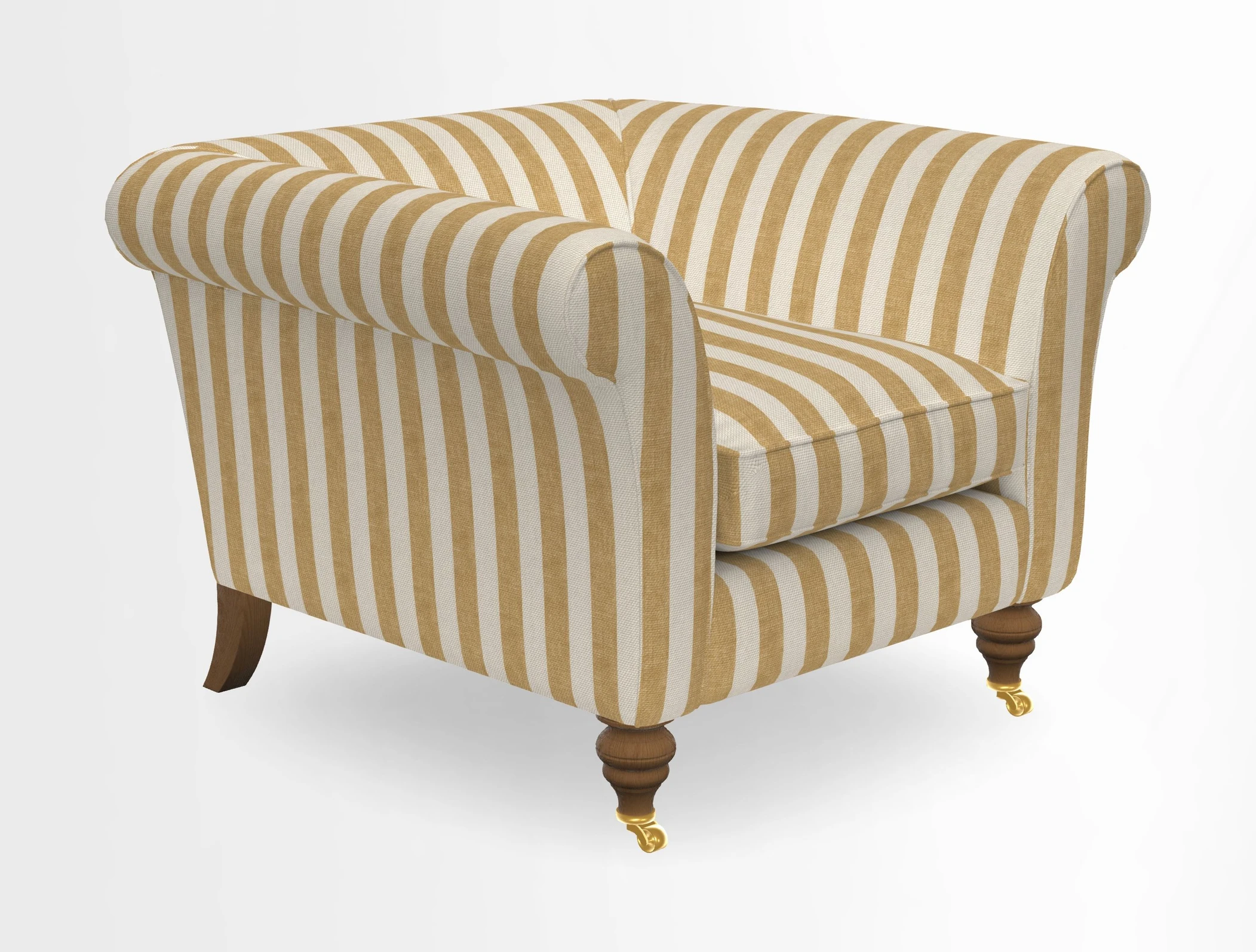 Otley Chair in Two Tone Plain Biscuit