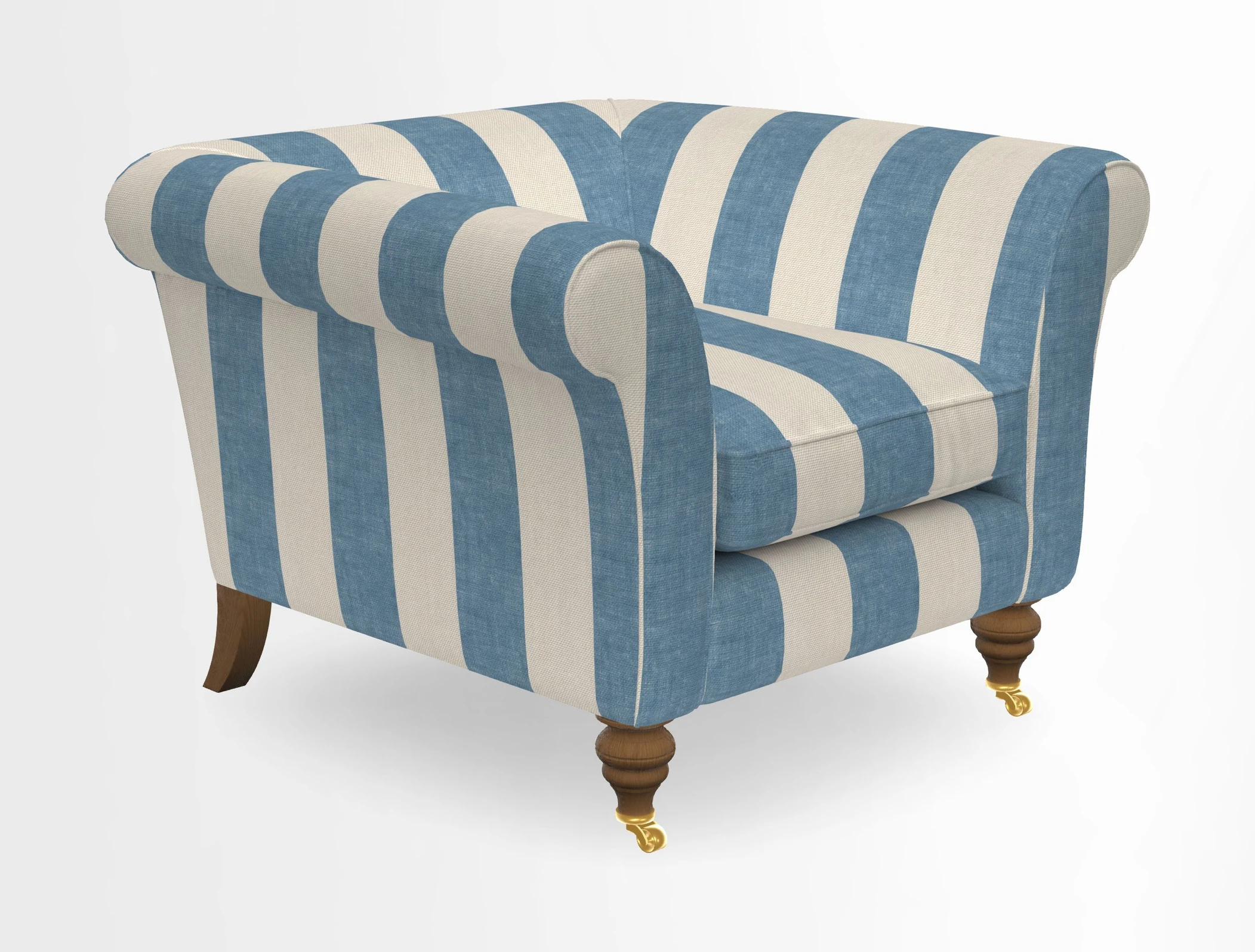 Otley Chair in Two Tone Plain Biscuit
