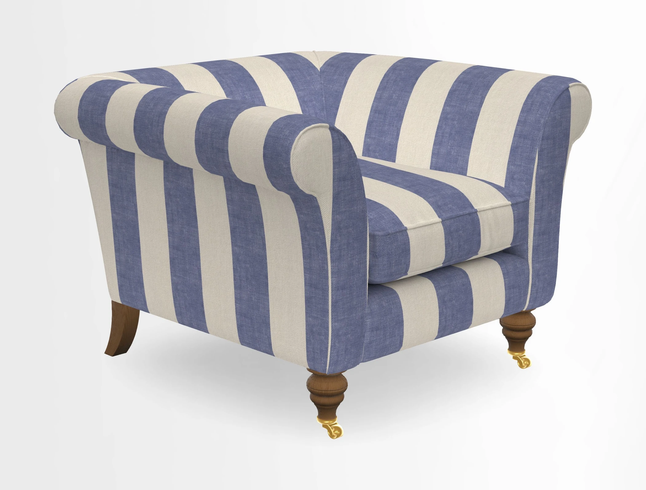 Otley Chair in Two Tone Plain Biscuit