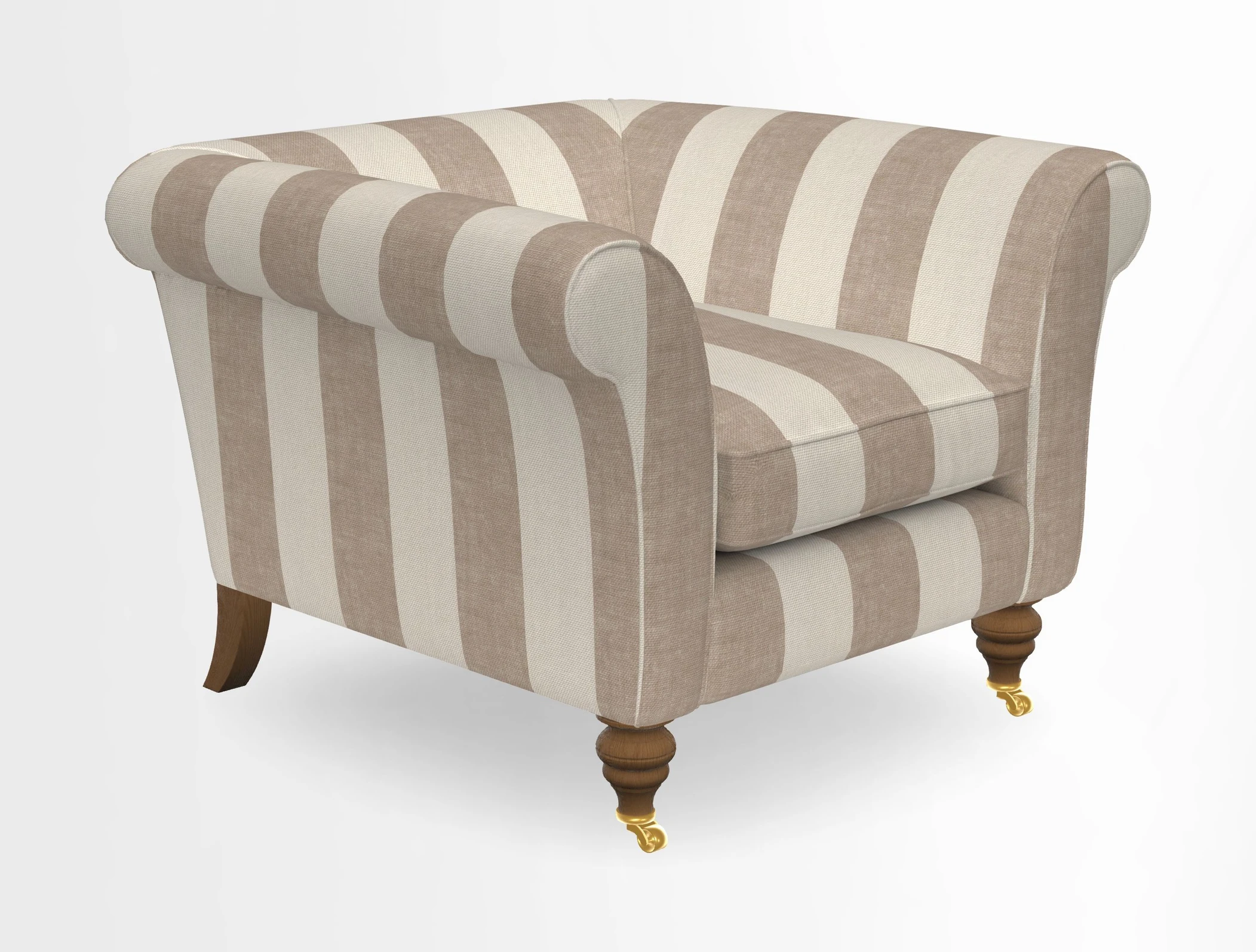 Otley Chair in Two Tone Plain Biscuit