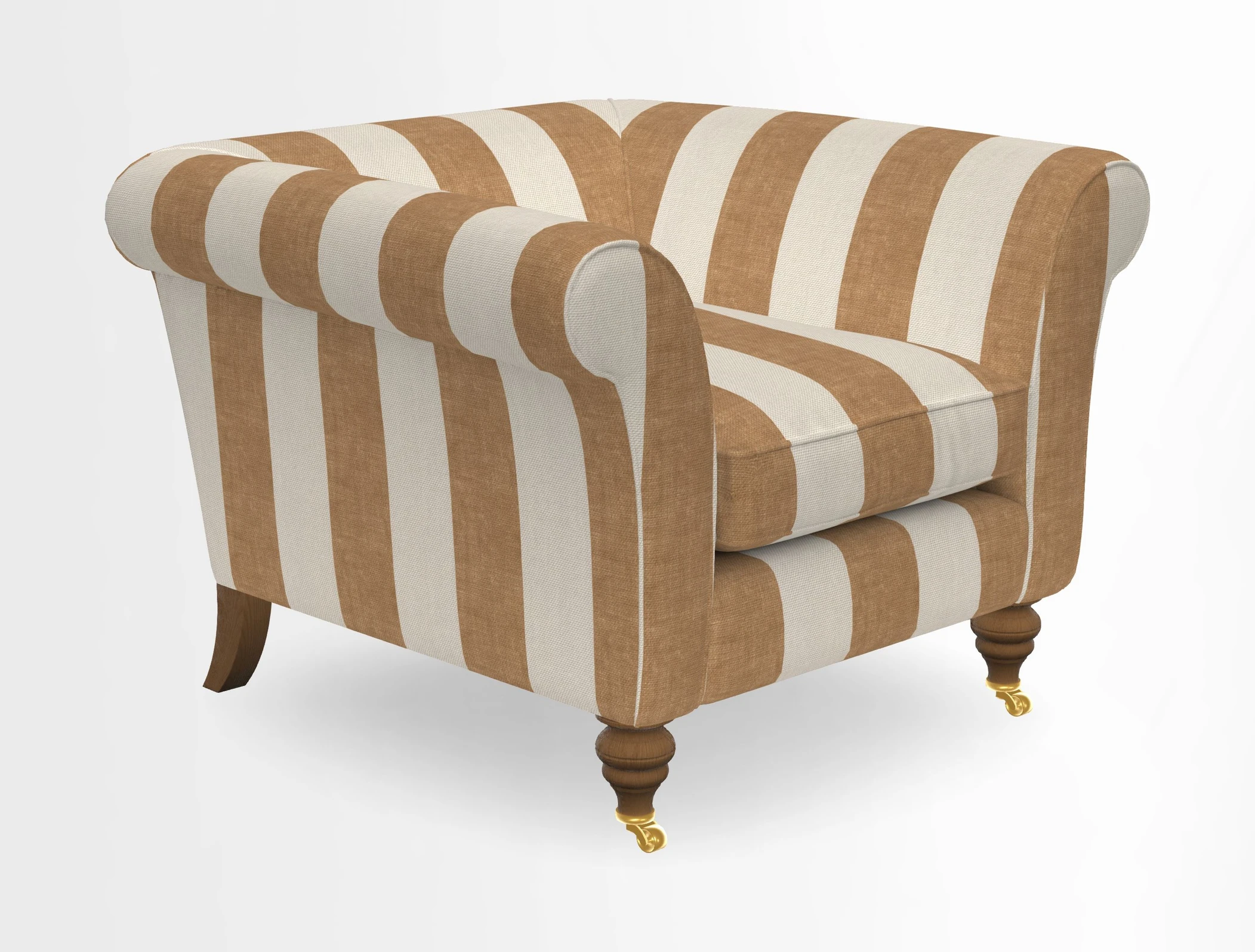 Otley Chair in Two Tone Plain Biscuit