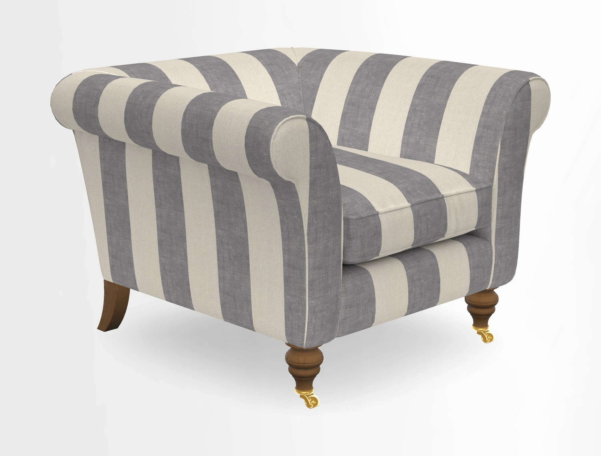 Otley Chair in Two Tone Plain Biscuit