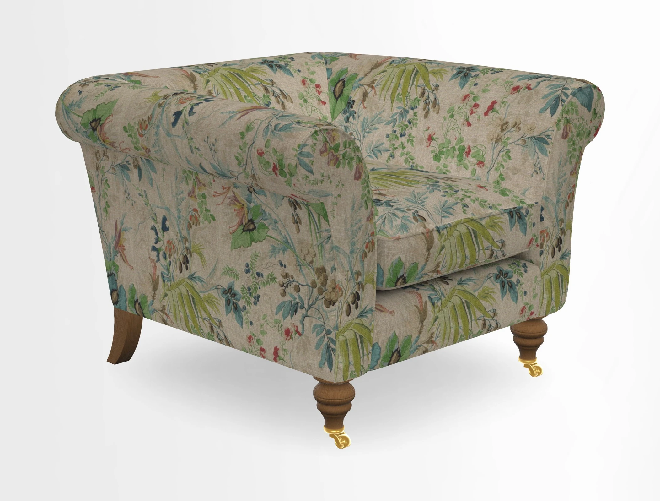 Otley Chair in Two Tone Plain Biscuit