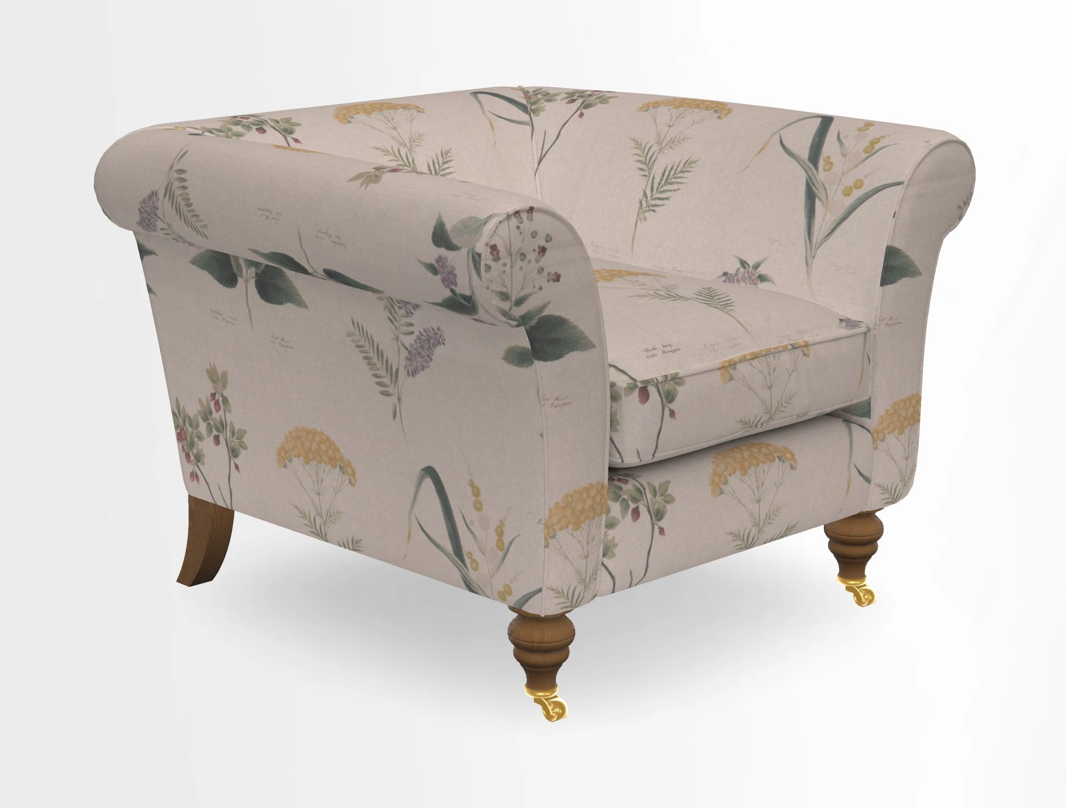 Otley Chair in Two Tone Plain Biscuit