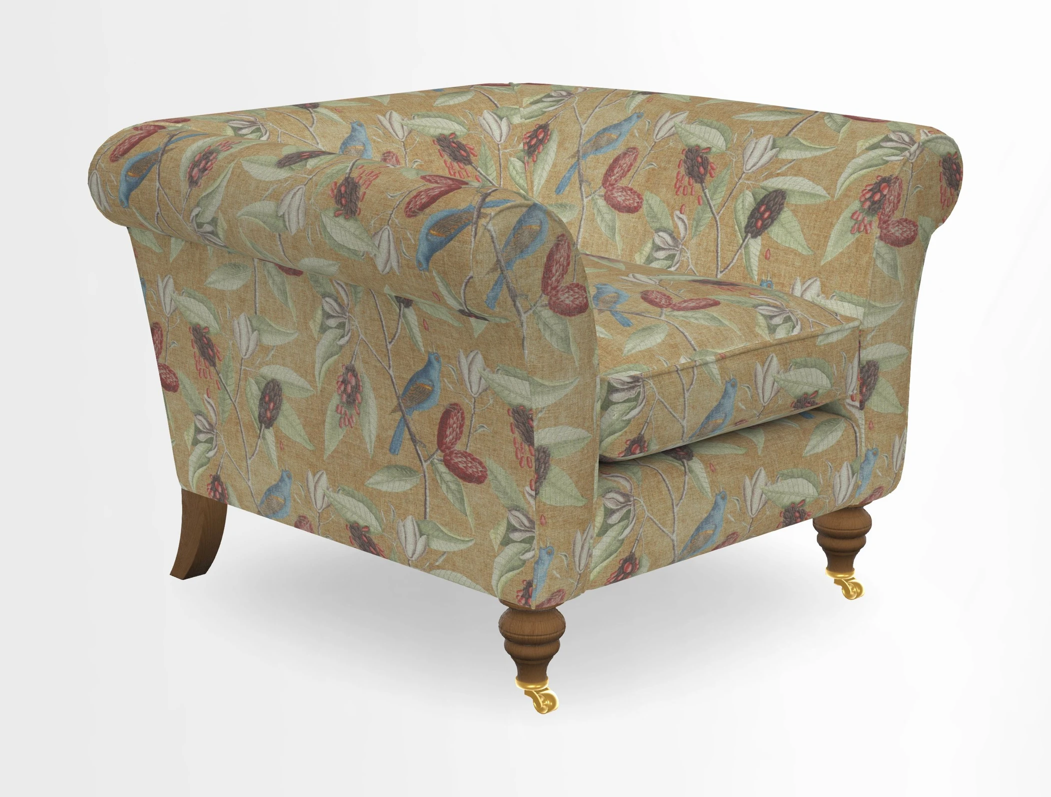 Otley Chair in Two Tone Plain Biscuit