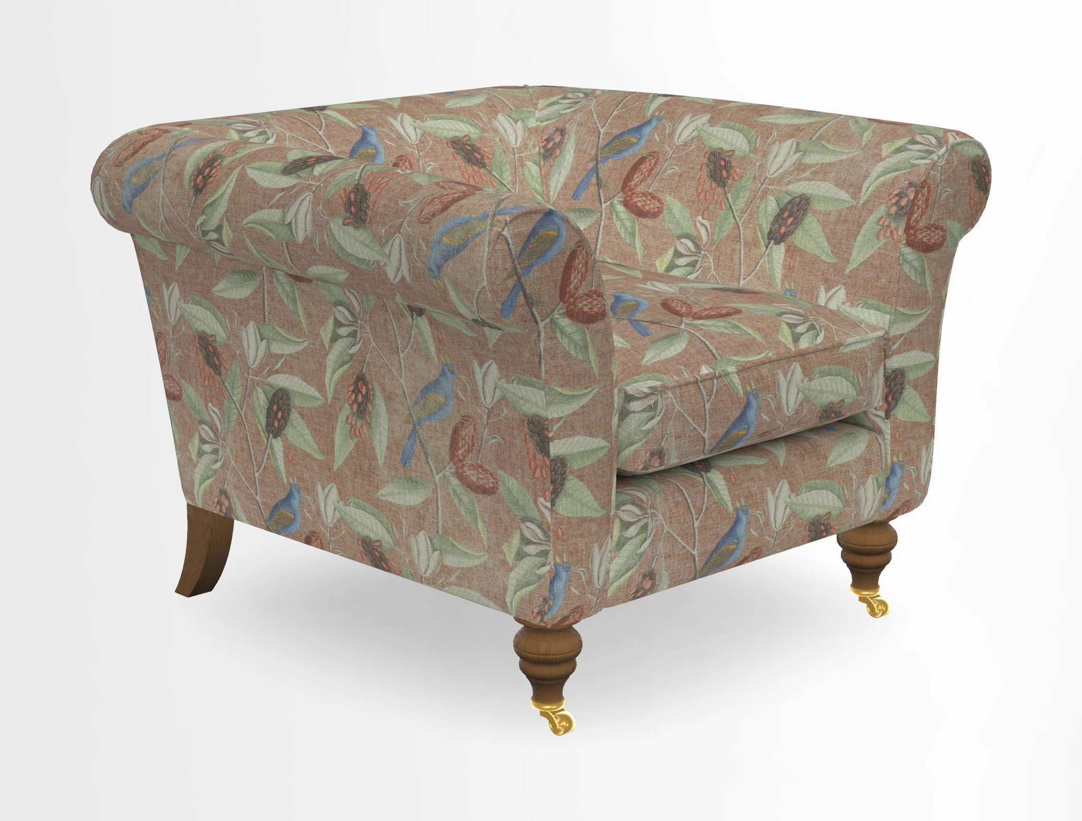 Otley Chair in Two Tone Plain Biscuit
