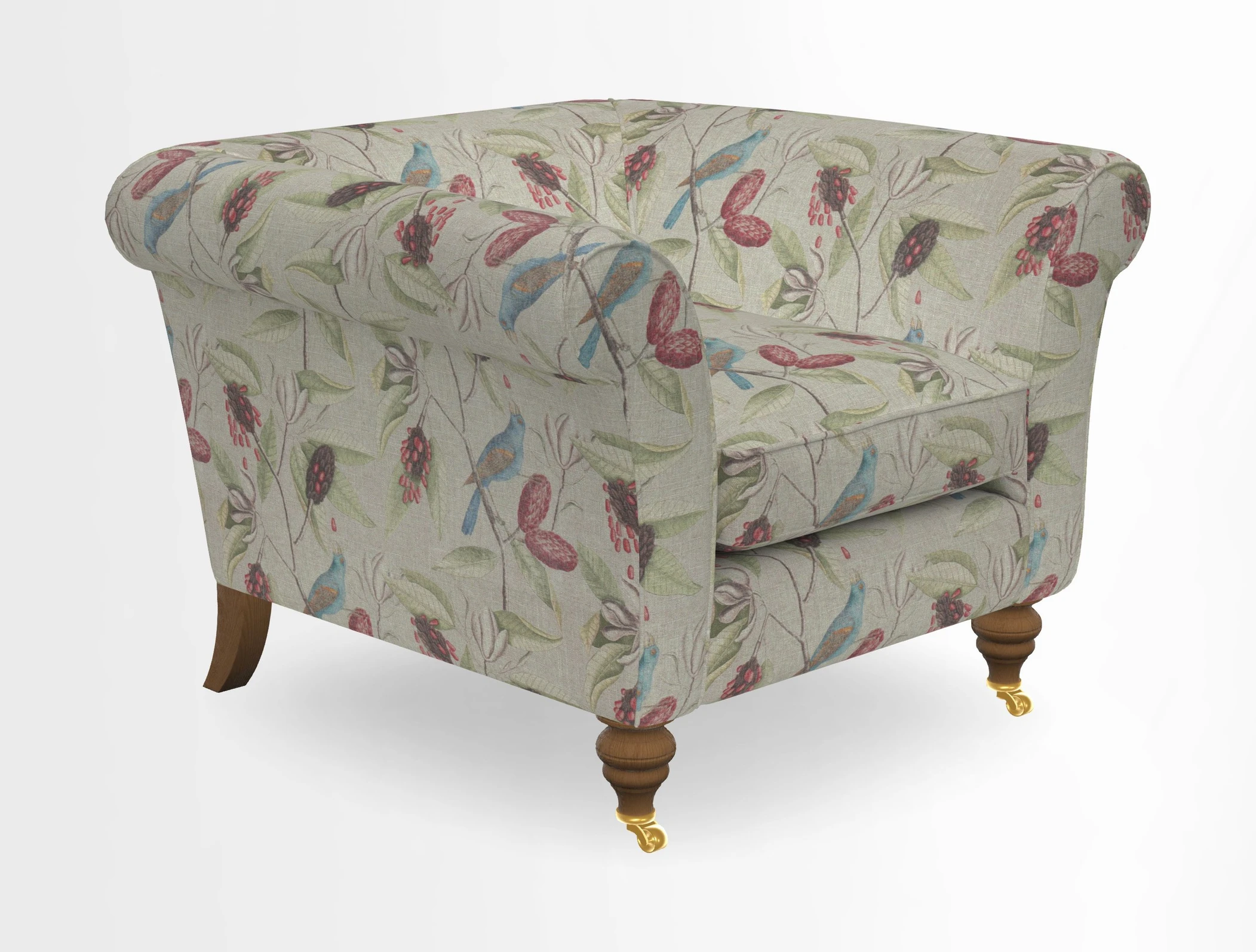 Otley Chair in Two Tone Plain Biscuit