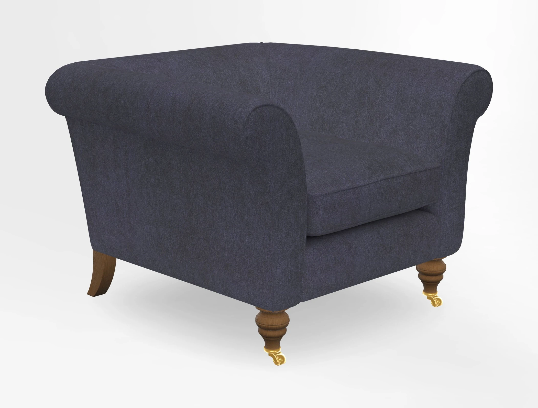 Otley Chair in Two Tone Plain Biscuit