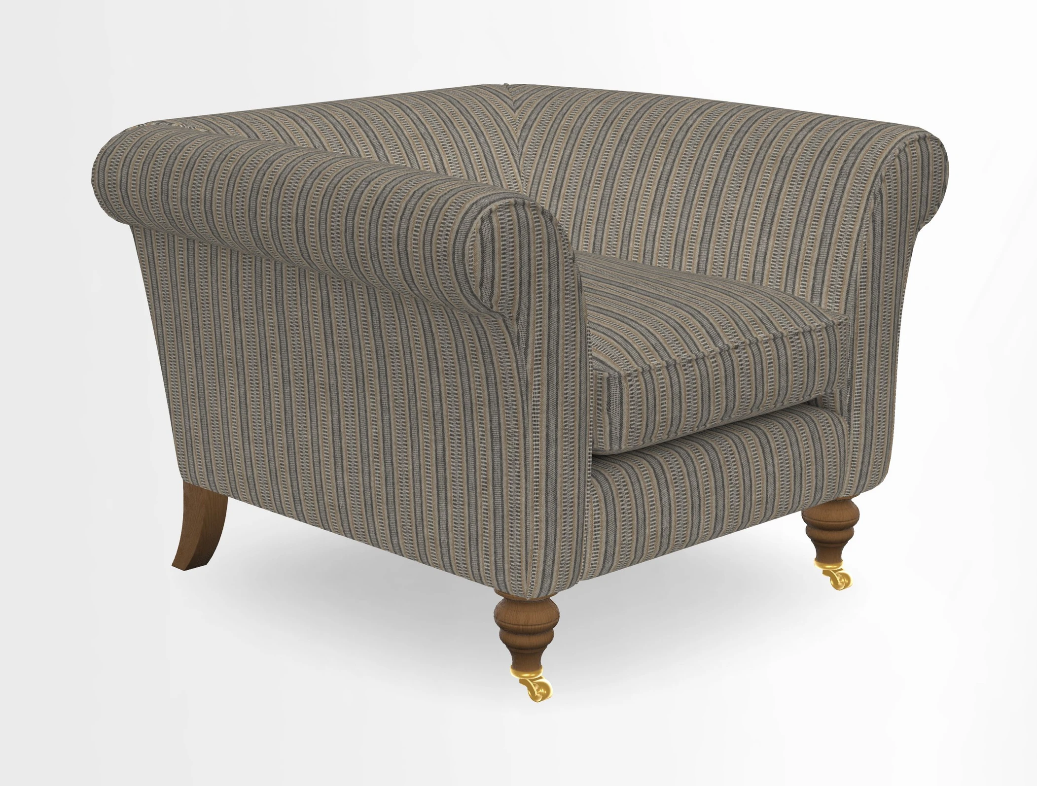 Otley Chair in Two Tone Plain Biscuit