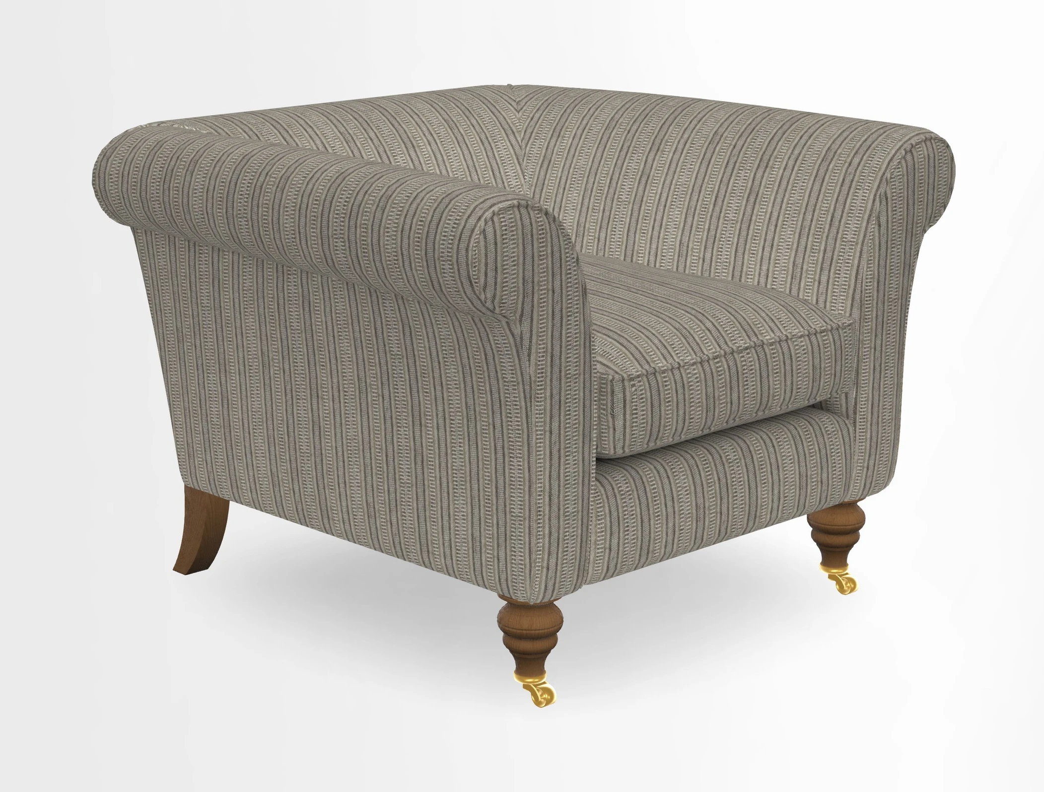 Otley Chair in Two Tone Plain Biscuit
