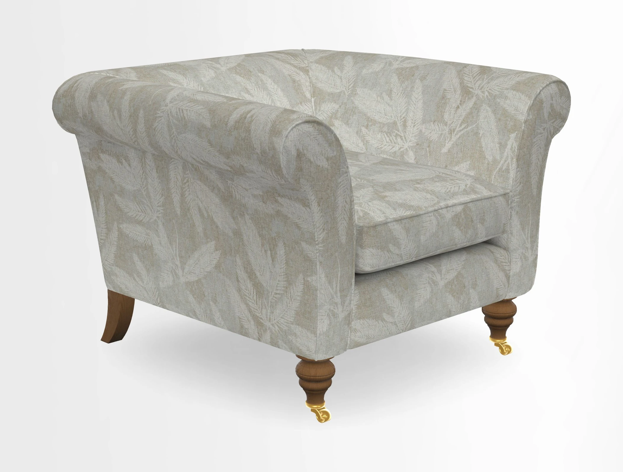 Otley Chair in Two Tone Plain Biscuit
