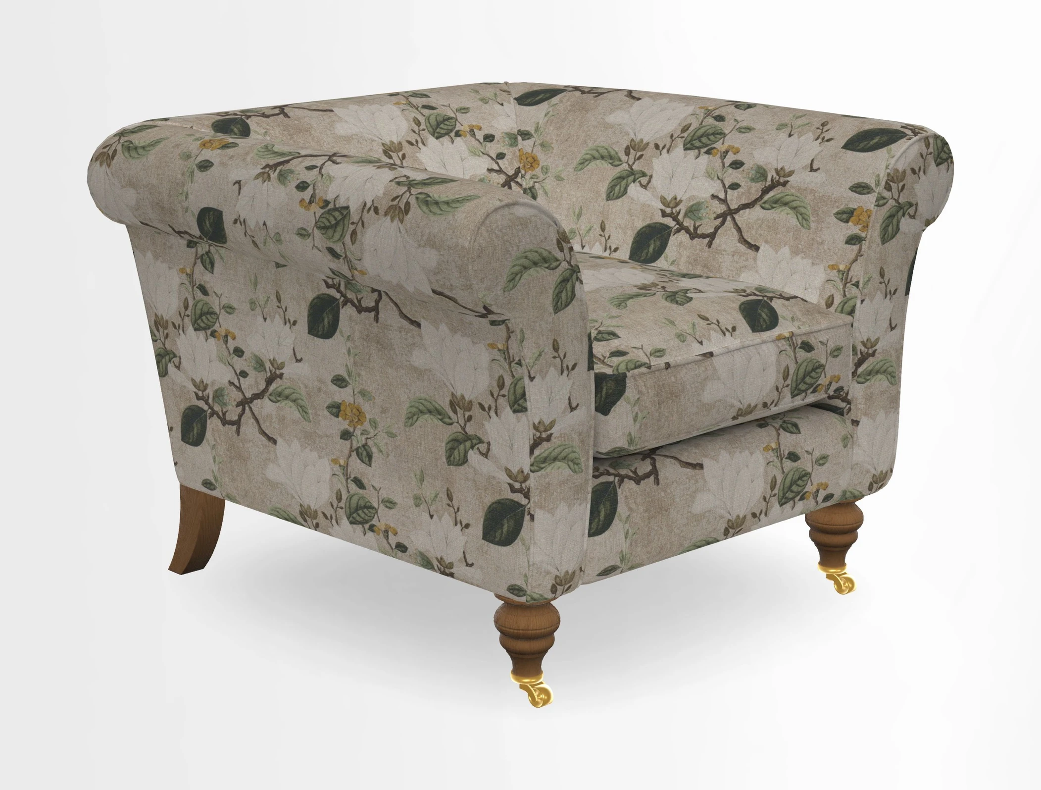 Otley Chair in Two Tone Plain Biscuit