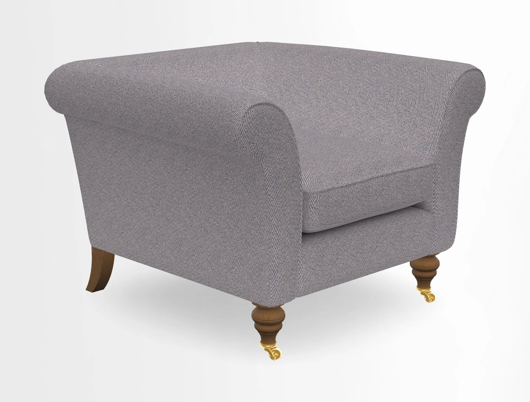 Otley Chair in Two Tone Plain Biscuit