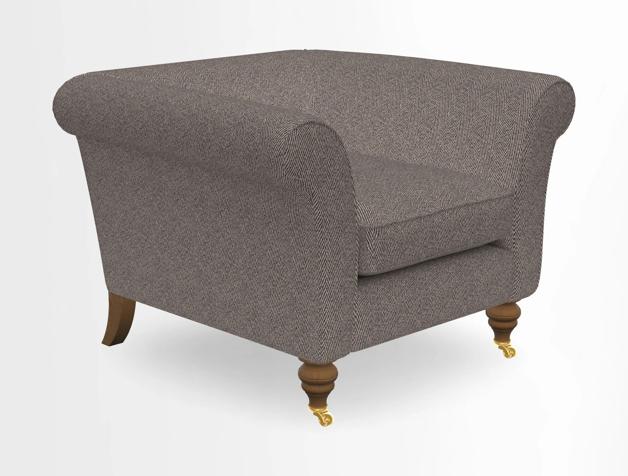 Otley Chair in Two Tone Plain Biscuit