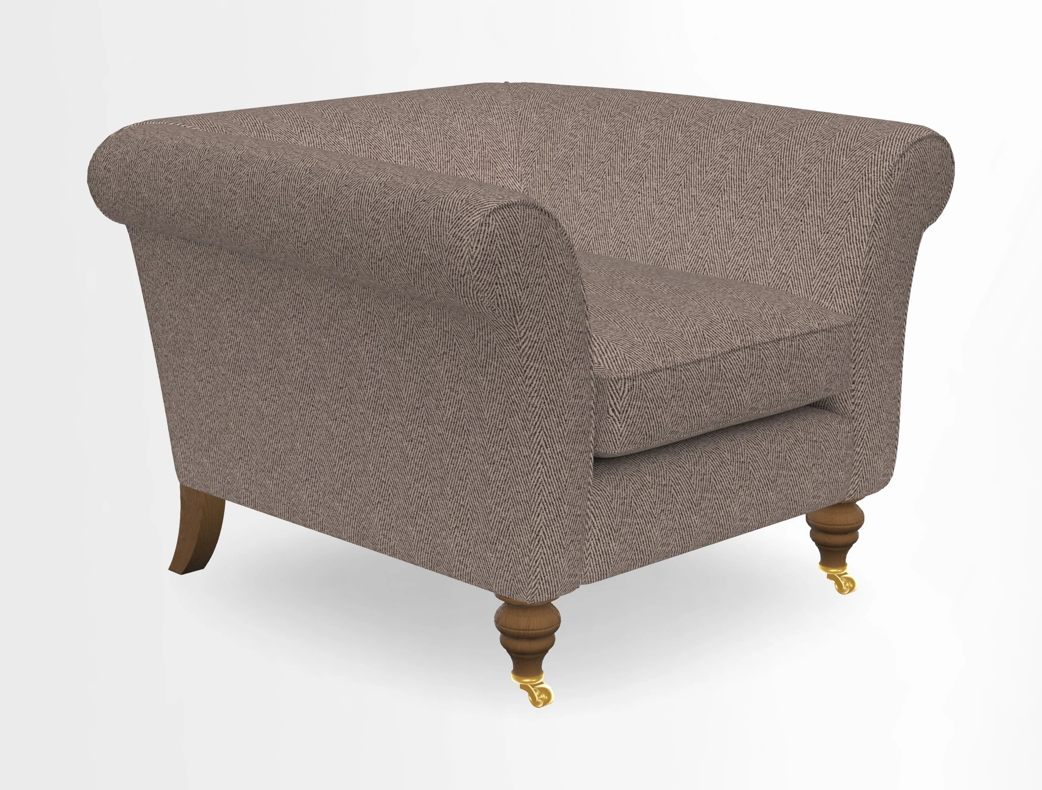 Otley Chair in Two Tone Plain Biscuit