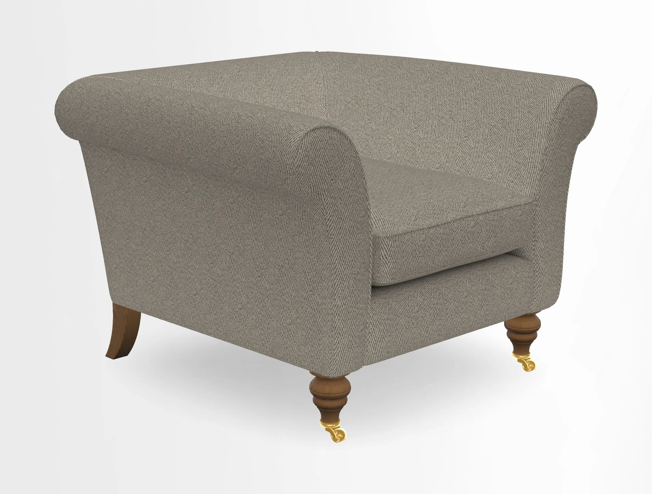 Otley Chair in Two Tone Plain Biscuit