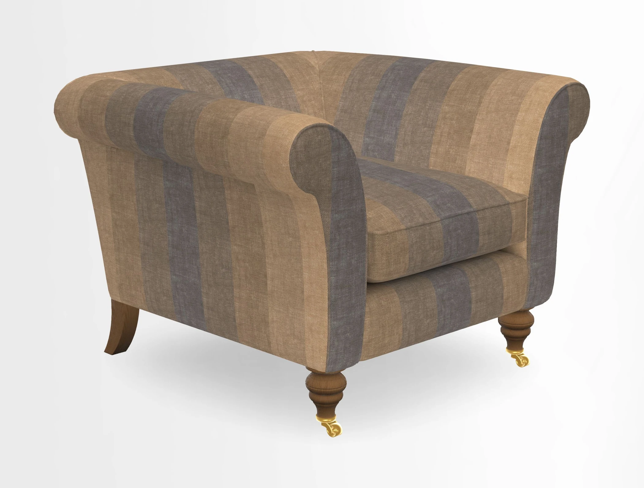 Otley Chair in Two Tone Plain Biscuit