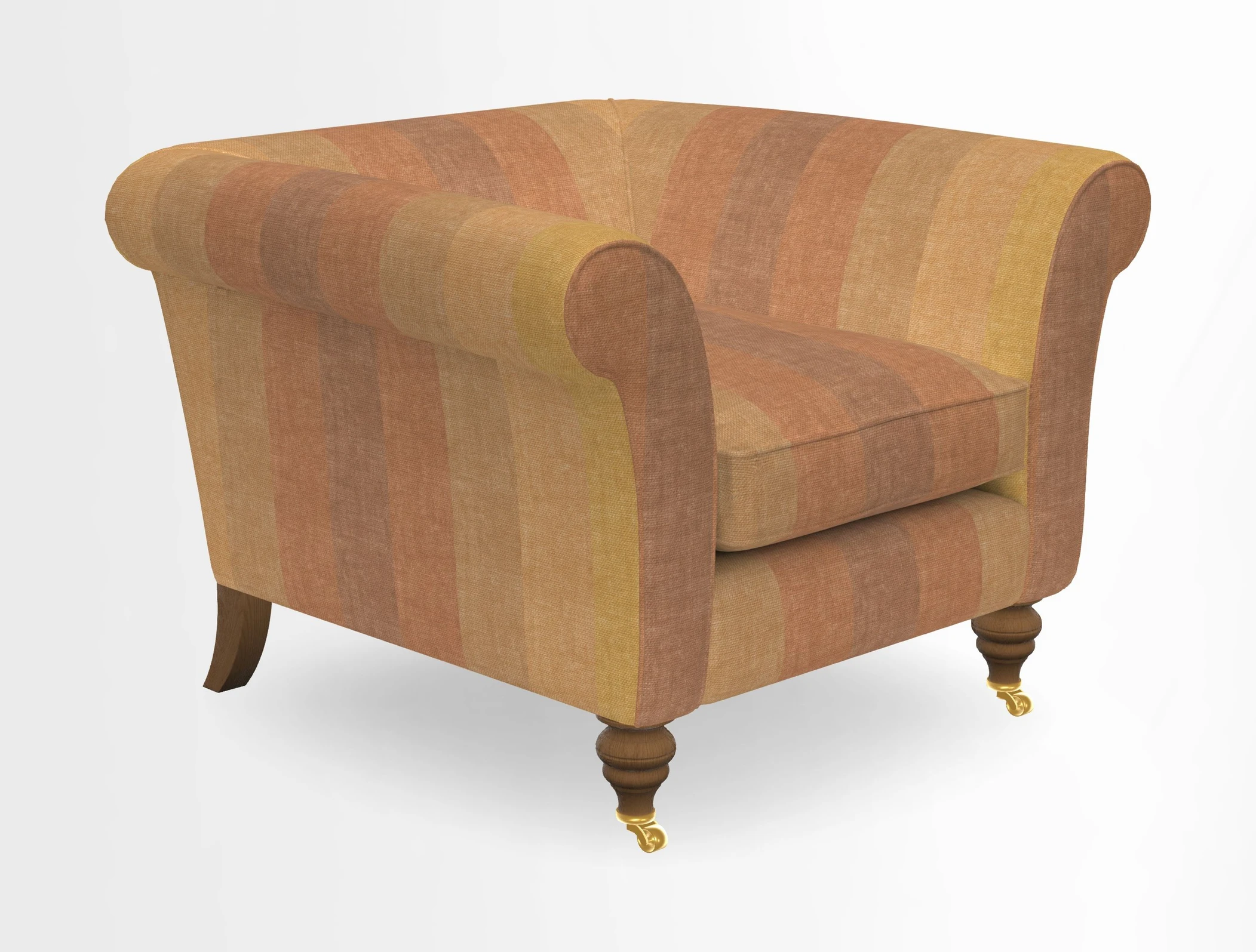 Otley Chair in Two Tone Plain Biscuit