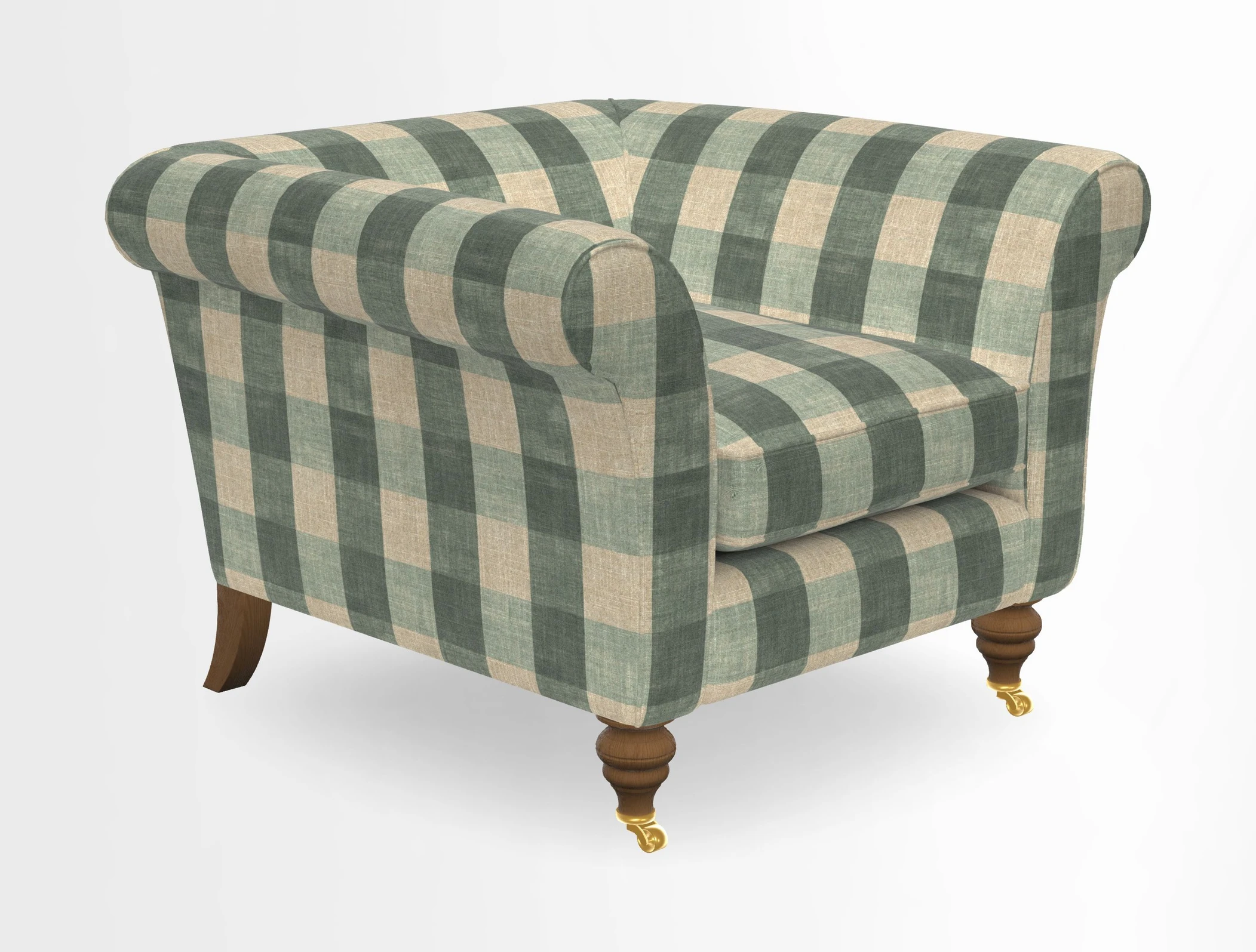 Otley Chair in Two Tone Plain Biscuit