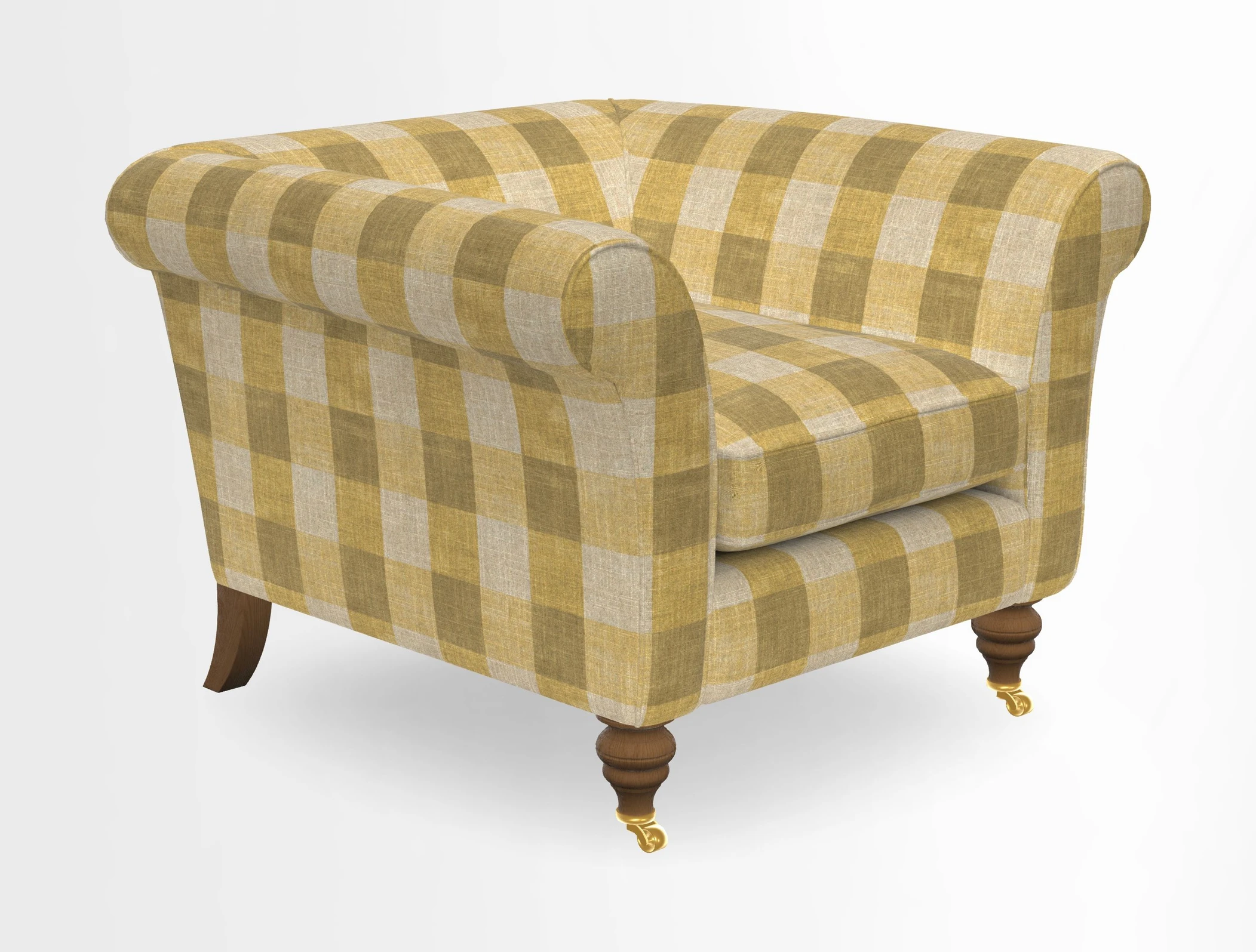 Otley Chair in Two Tone Plain Biscuit
