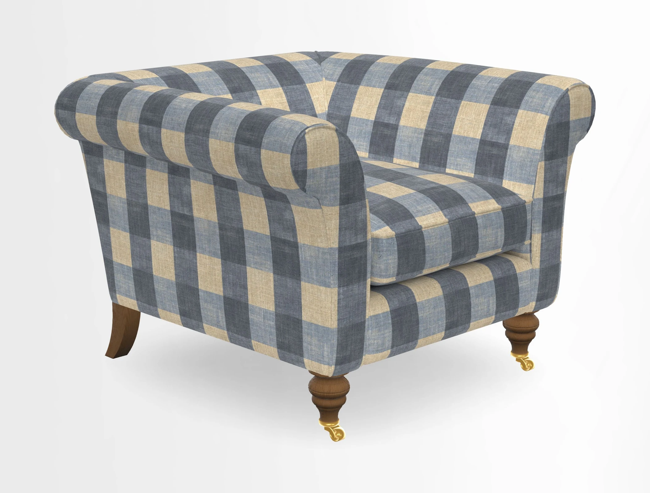 Otley Chair in Two Tone Plain Biscuit
