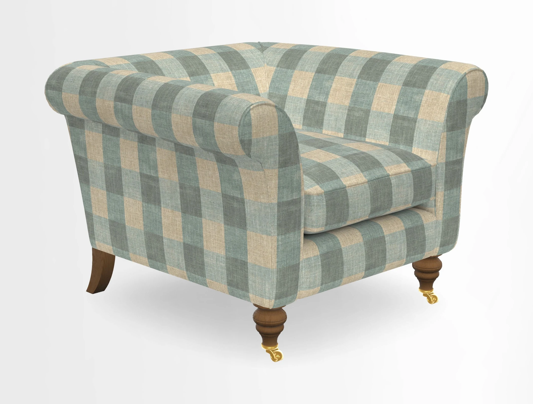 Otley Chair in Two Tone Plain Biscuit