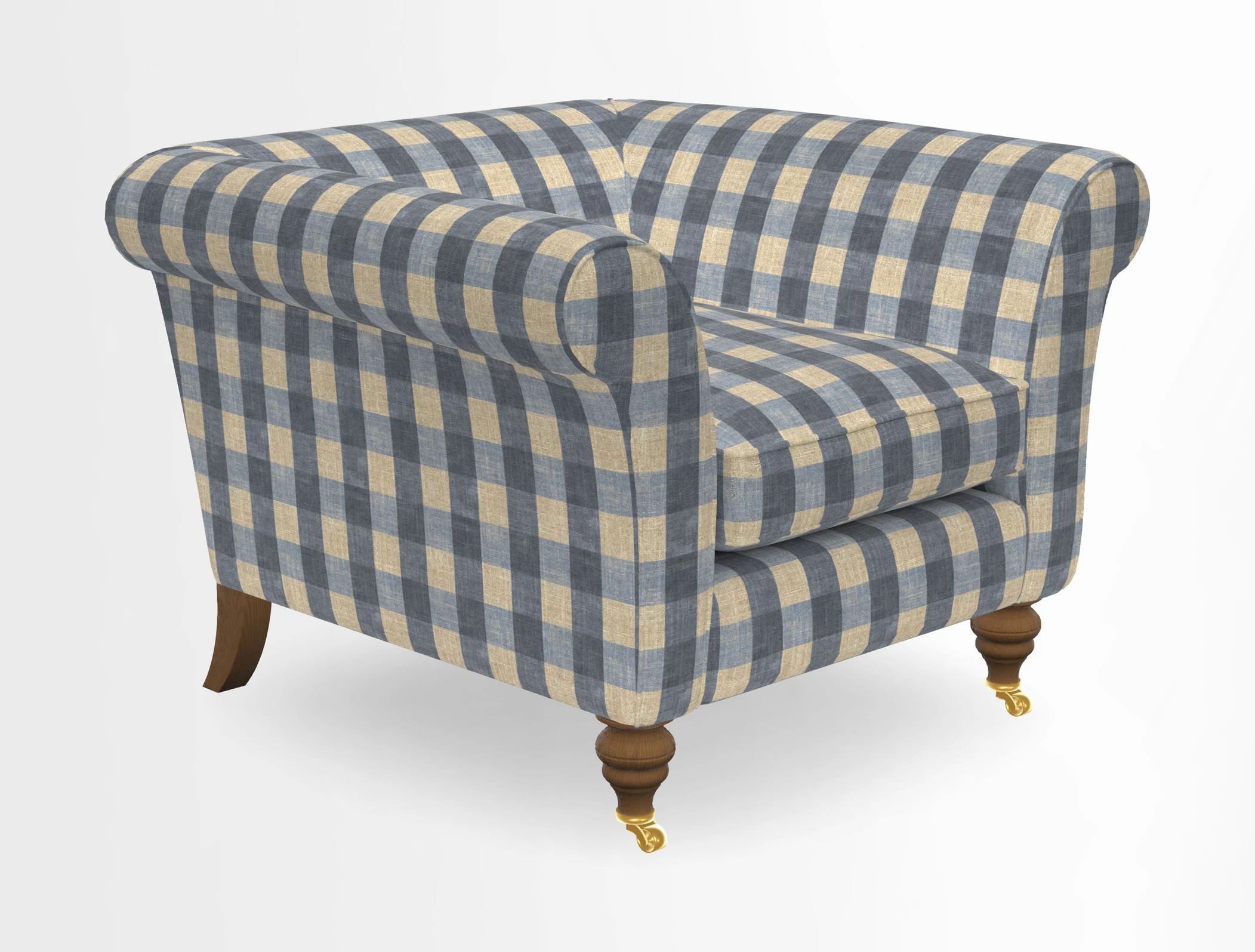 Otley Chair in Two Tone Plain Biscuit