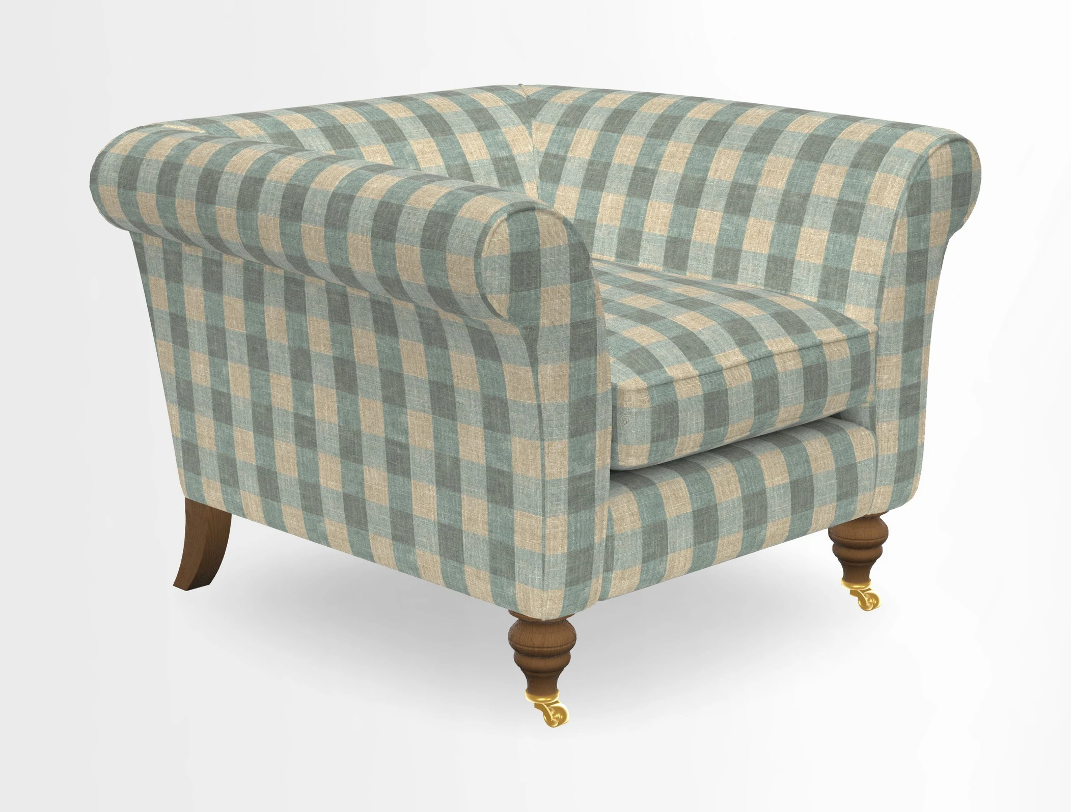 Otley Chair in Two Tone Plain Biscuit