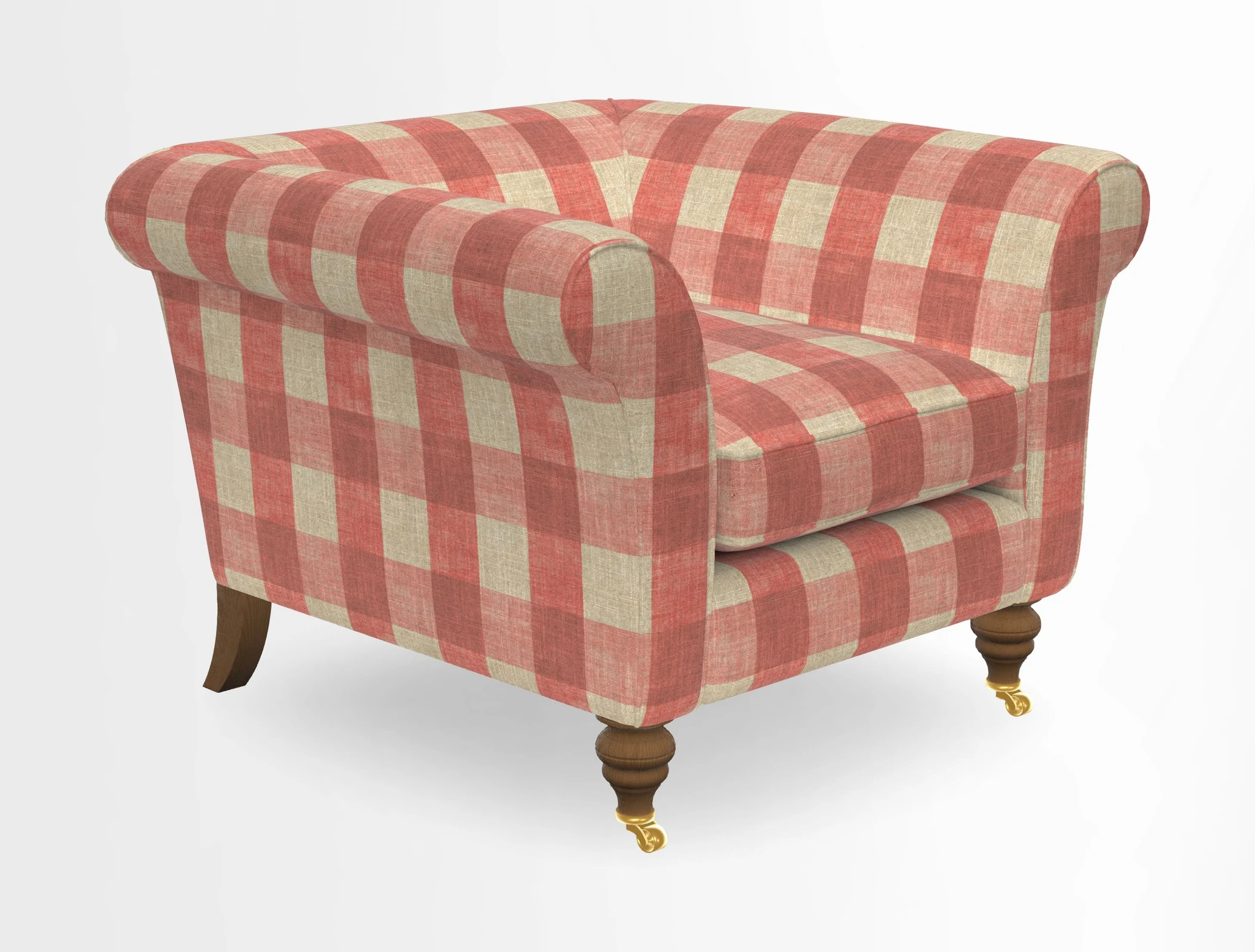 Otley Chair in Two Tone Plain Biscuit