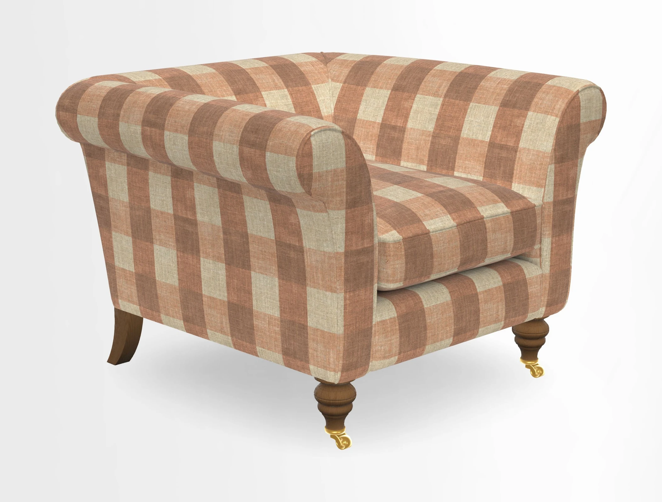 Otley Chair in Two Tone Plain Biscuit