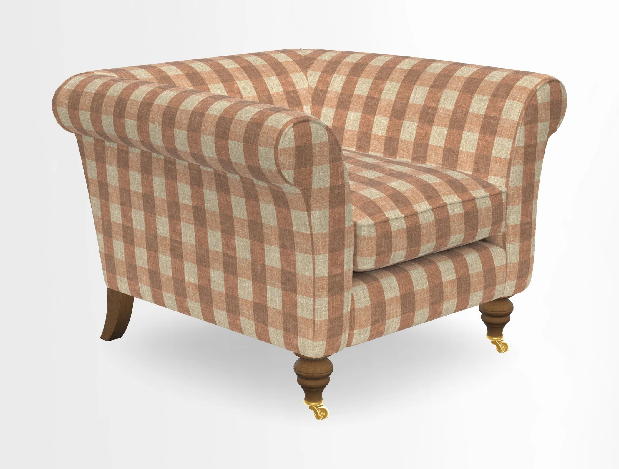 Otley Chair in Two Tone Plain Biscuit