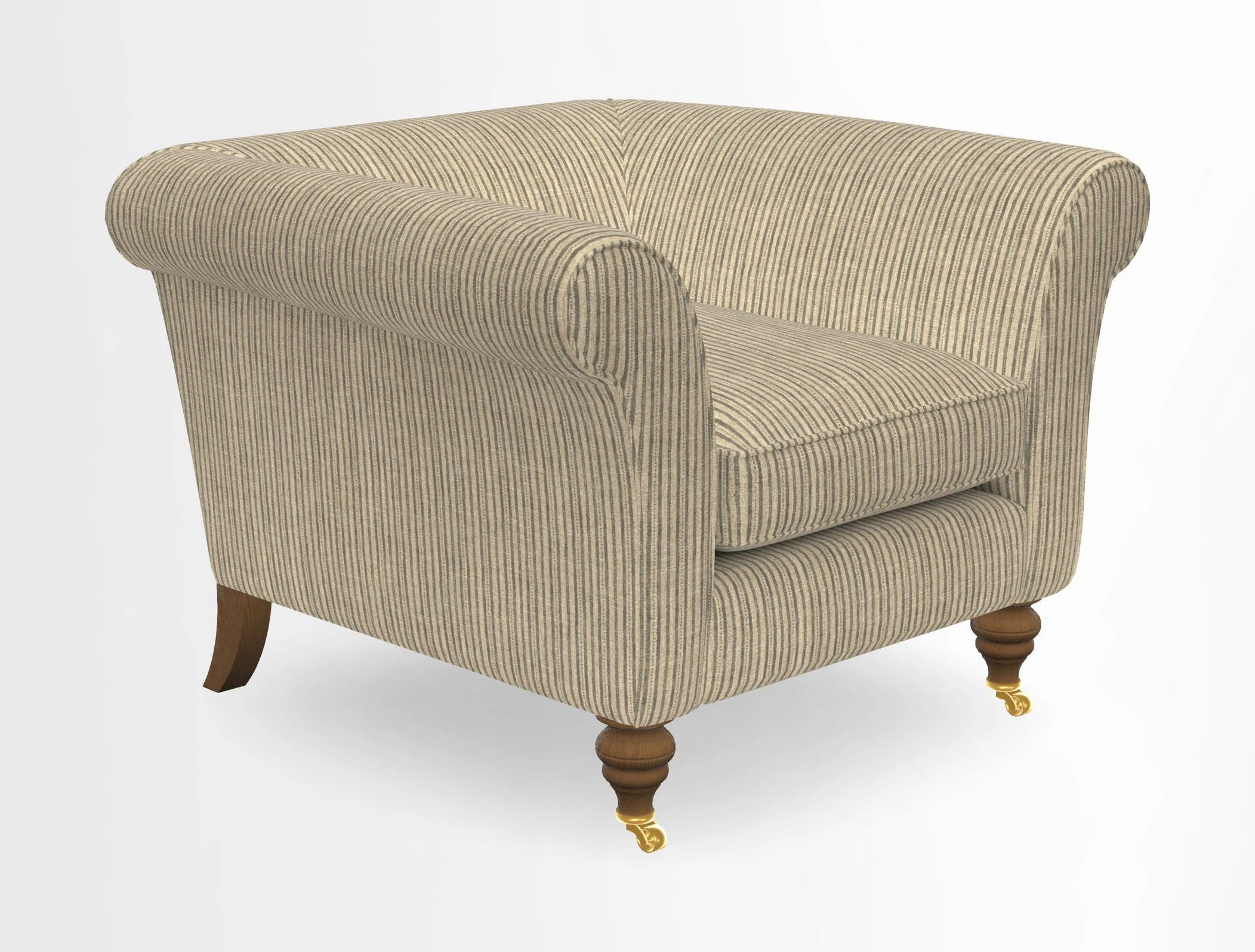 Otley Chair in Two Tone Plain Biscuit