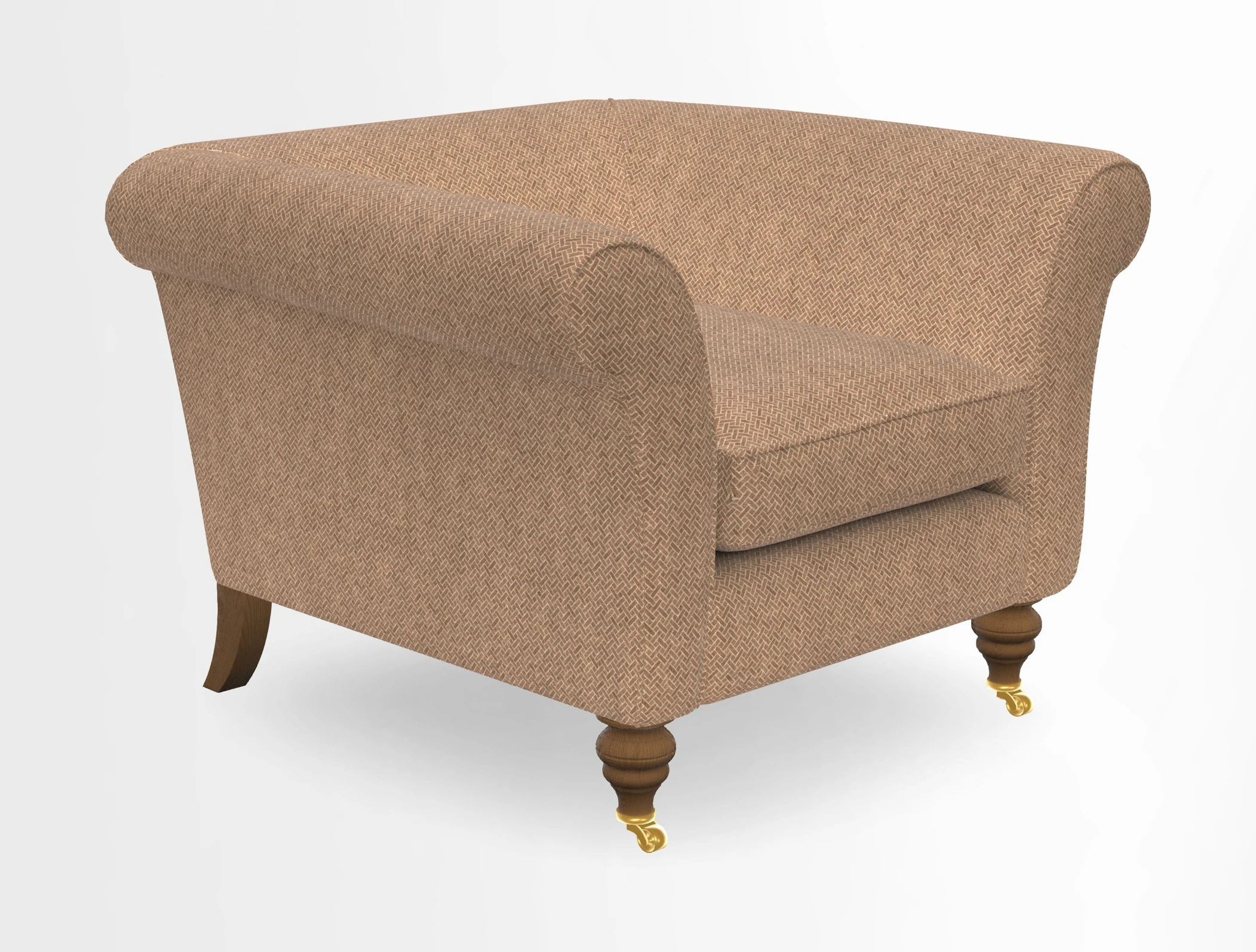 Otley Chair in Two Tone Plain Biscuit